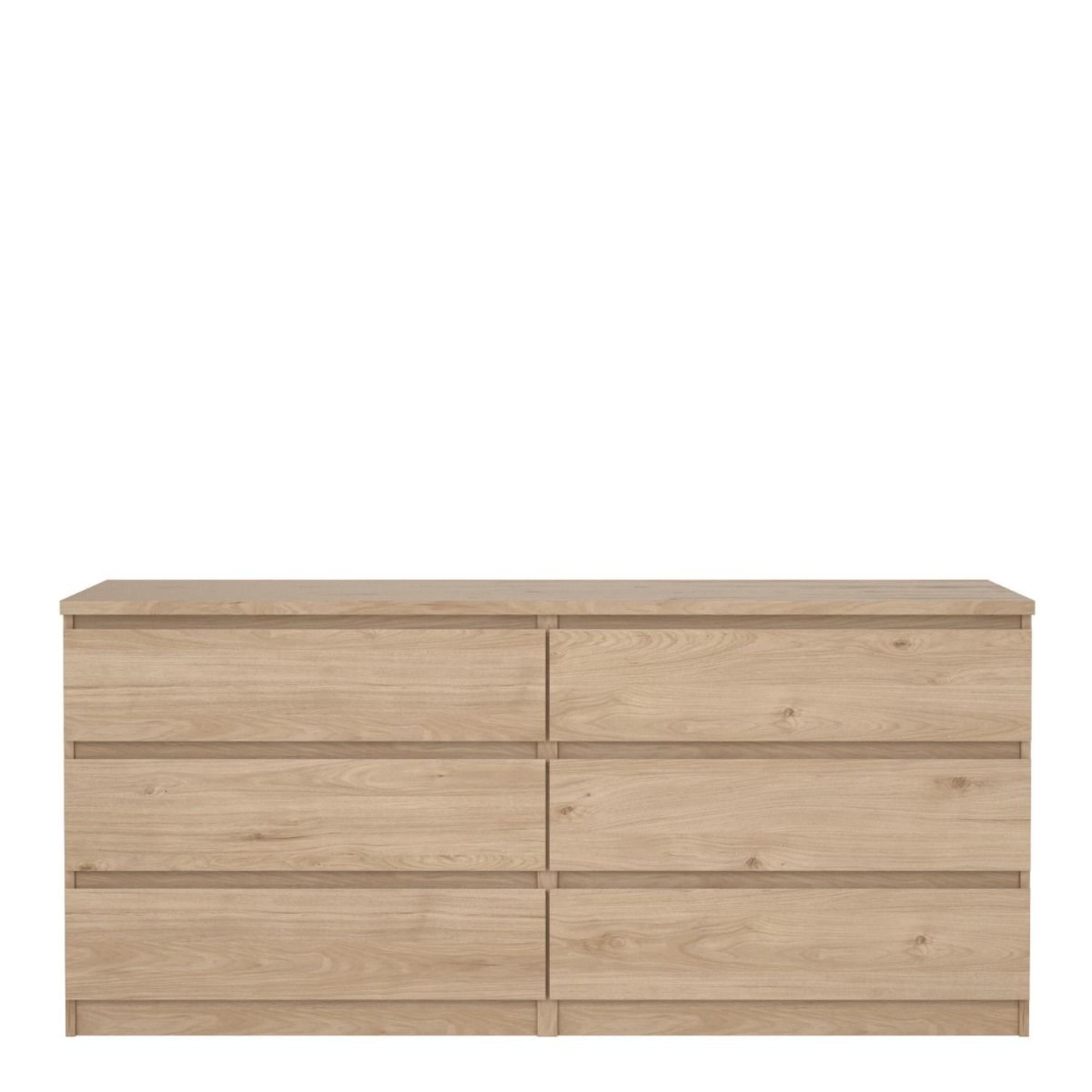 Naia Chest - 6 Drawer - Wide - Oak