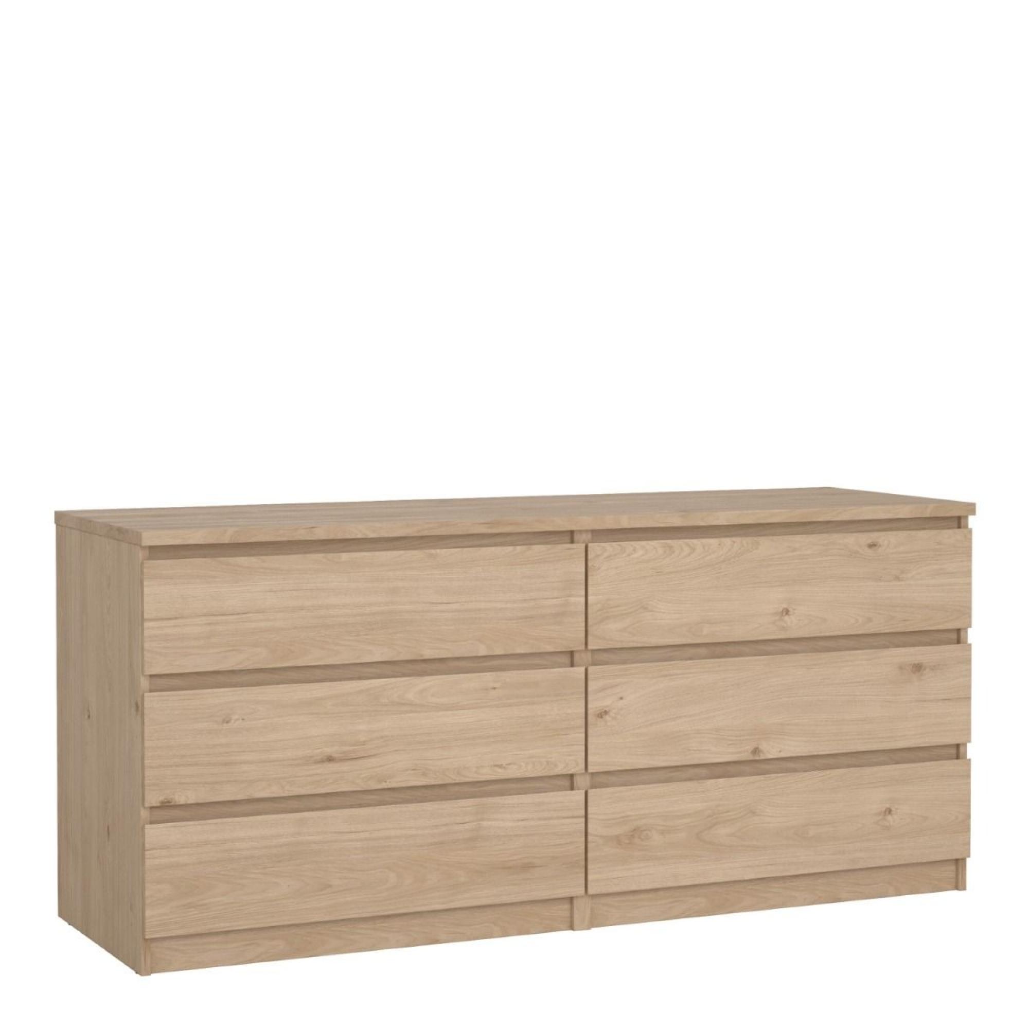 Naia Chest - 6 Drawer - Wide - Oak