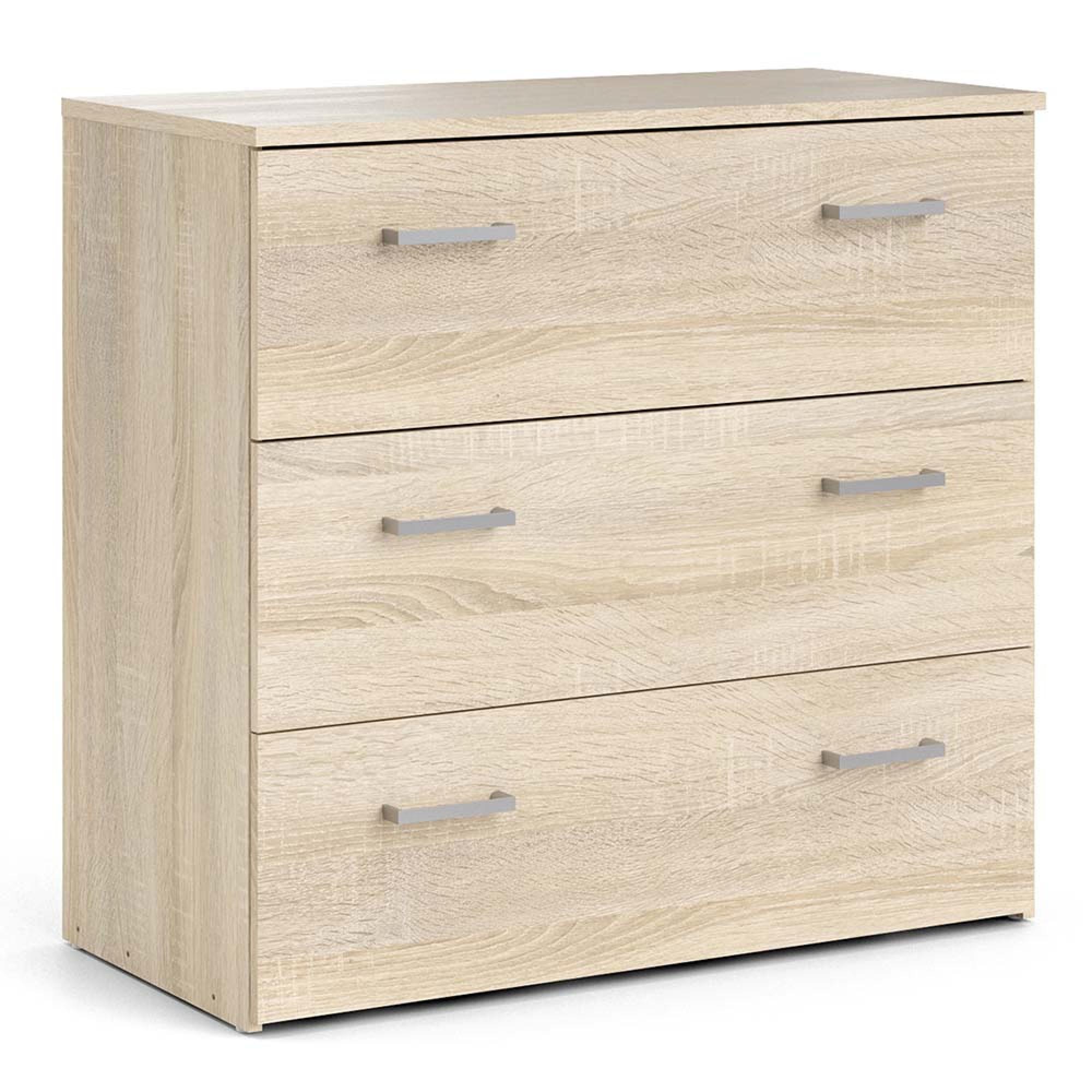 Space Chest - 3 Drawer - Small - Oak
