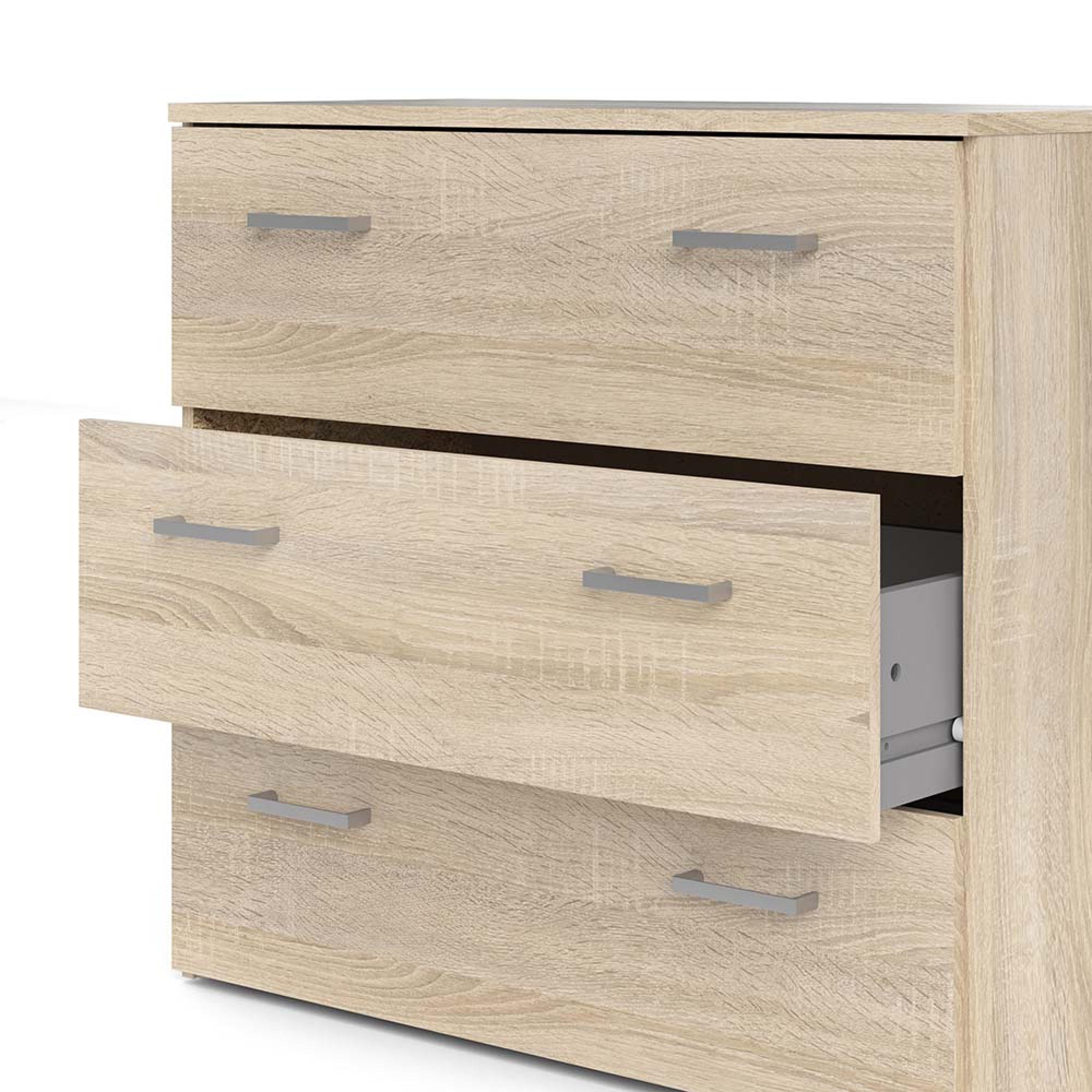 Space Chest - 3 Drawer - Small - Oak