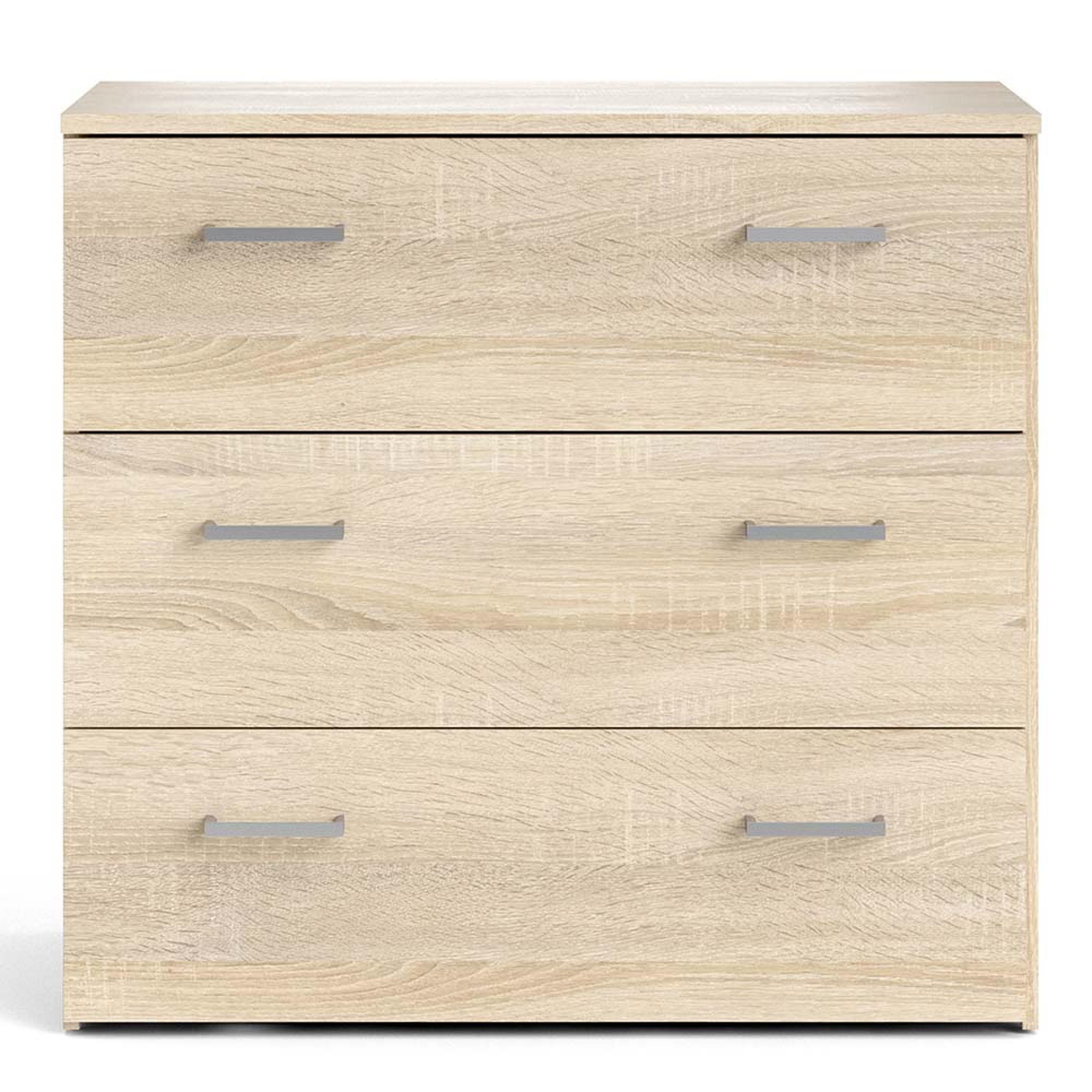 Space Chest - 3 Drawer - Small - Oak