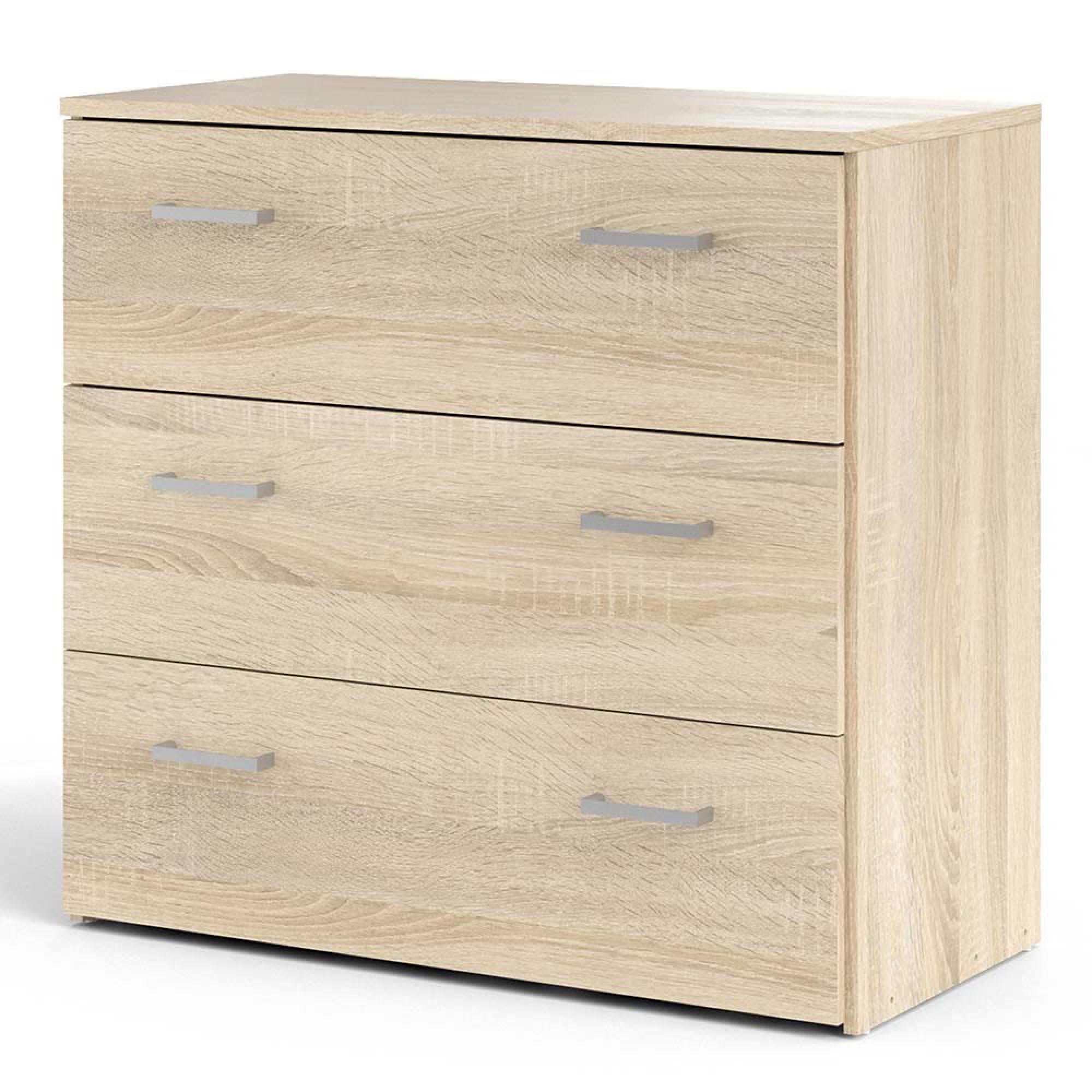 Space Chest - 3 Drawer - Small - Oak