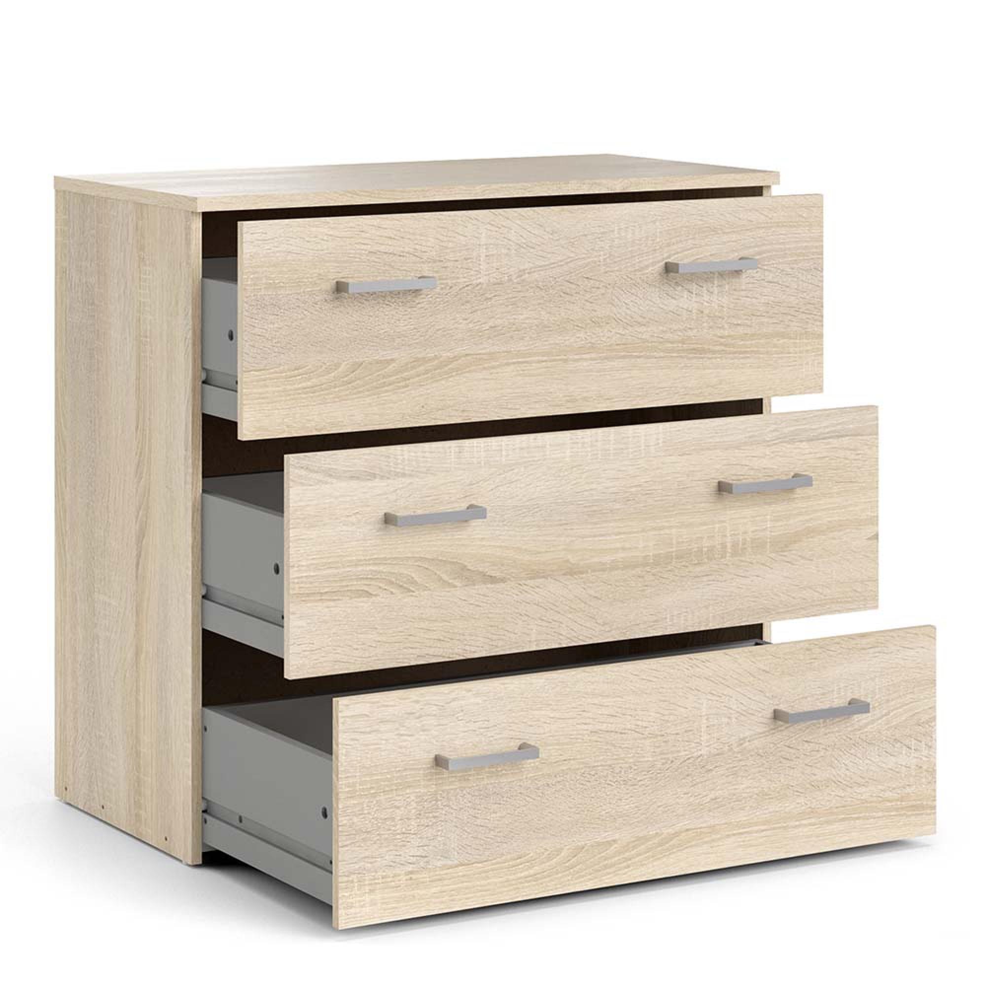 Space Chest - 3 Drawer - Small - Oak