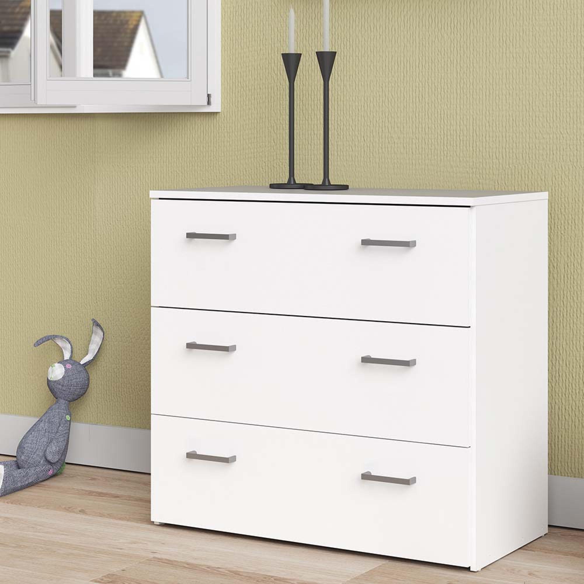 Space Chest - 3 Drawer - Small - White