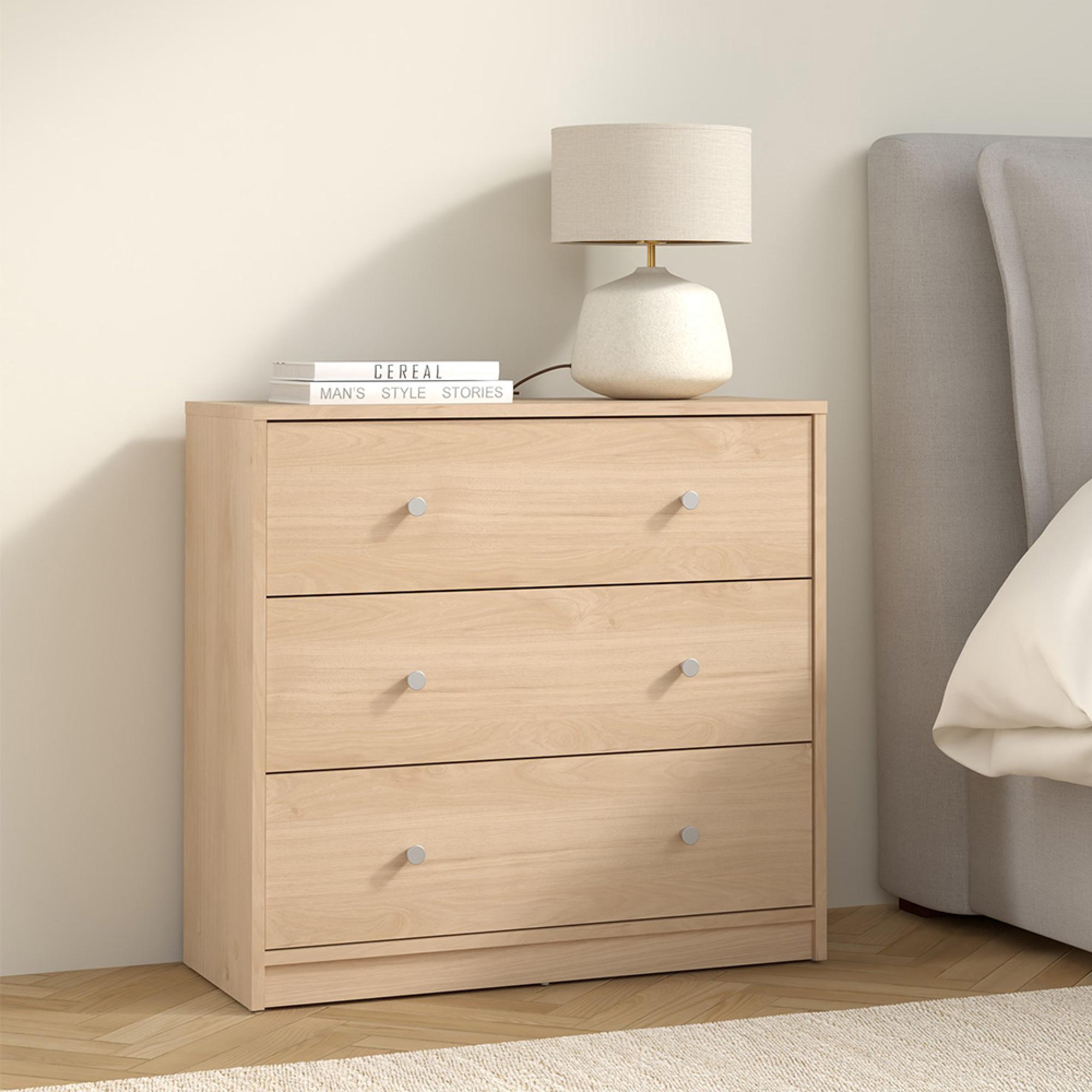 May Chest - 3 Drawer - Small - Oak