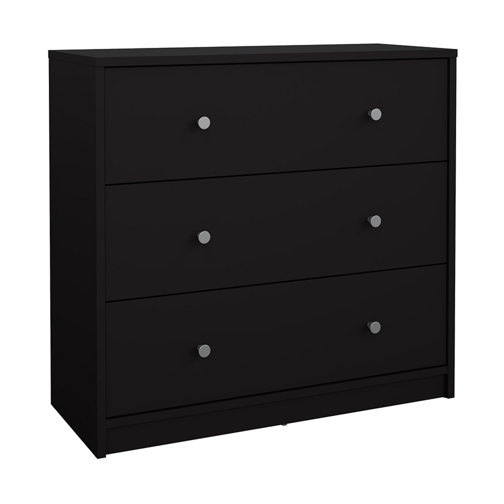 May Chest - 3 Drawer - Small - Black