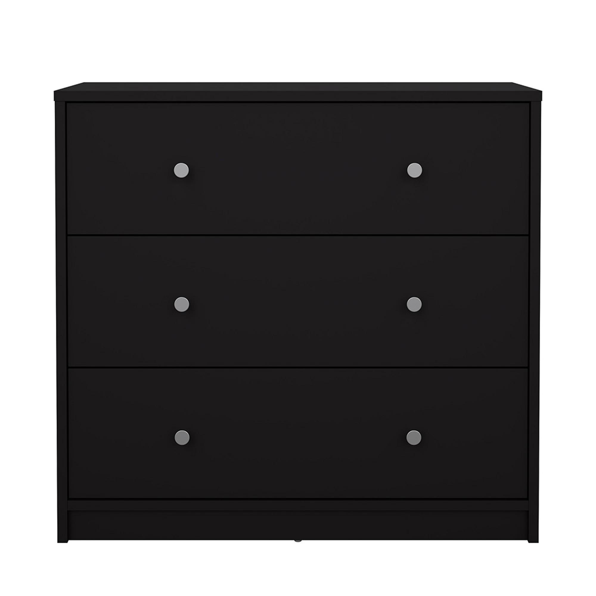 May Chest - 3 Drawer - Small - Black