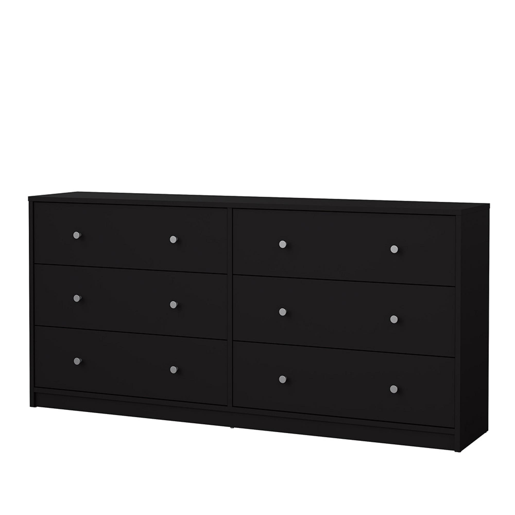 May Chest - 6 Drawer - Wide - Black