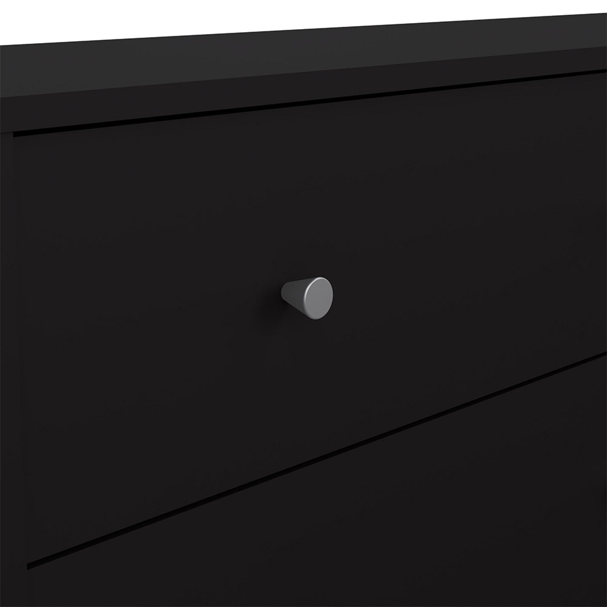May Chest - 6 Drawer - Wide - Black