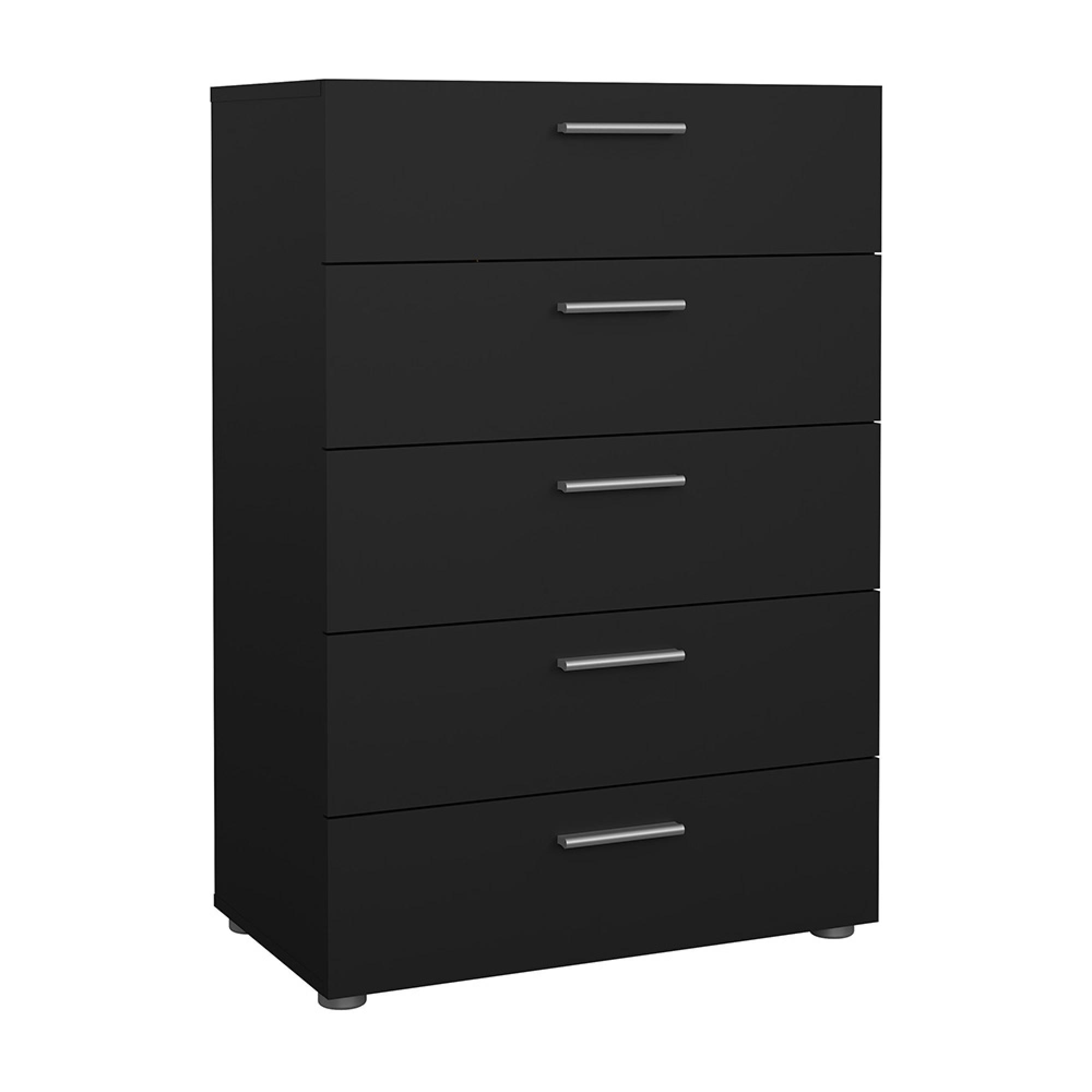 Pepe Chest - 5 Drawer - Black