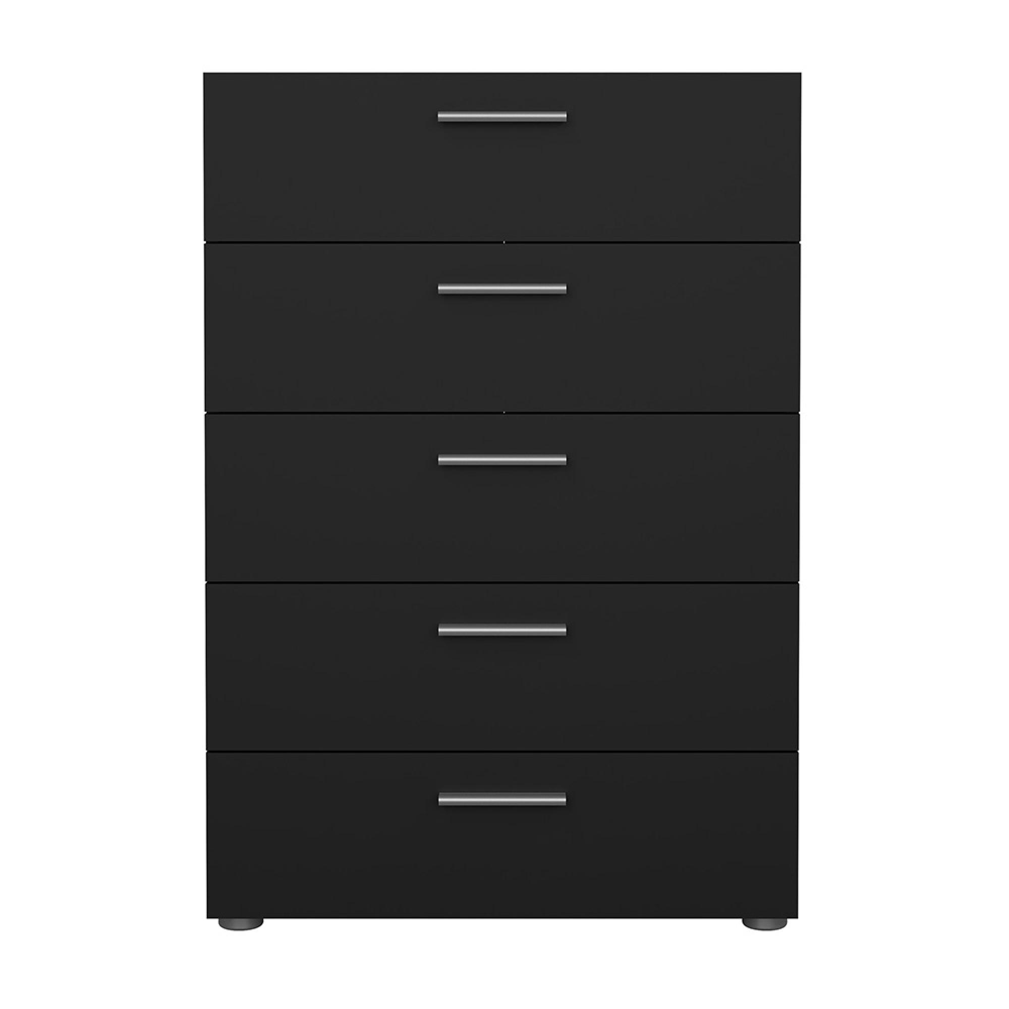 Pepe Chest - 5 Drawer - Black