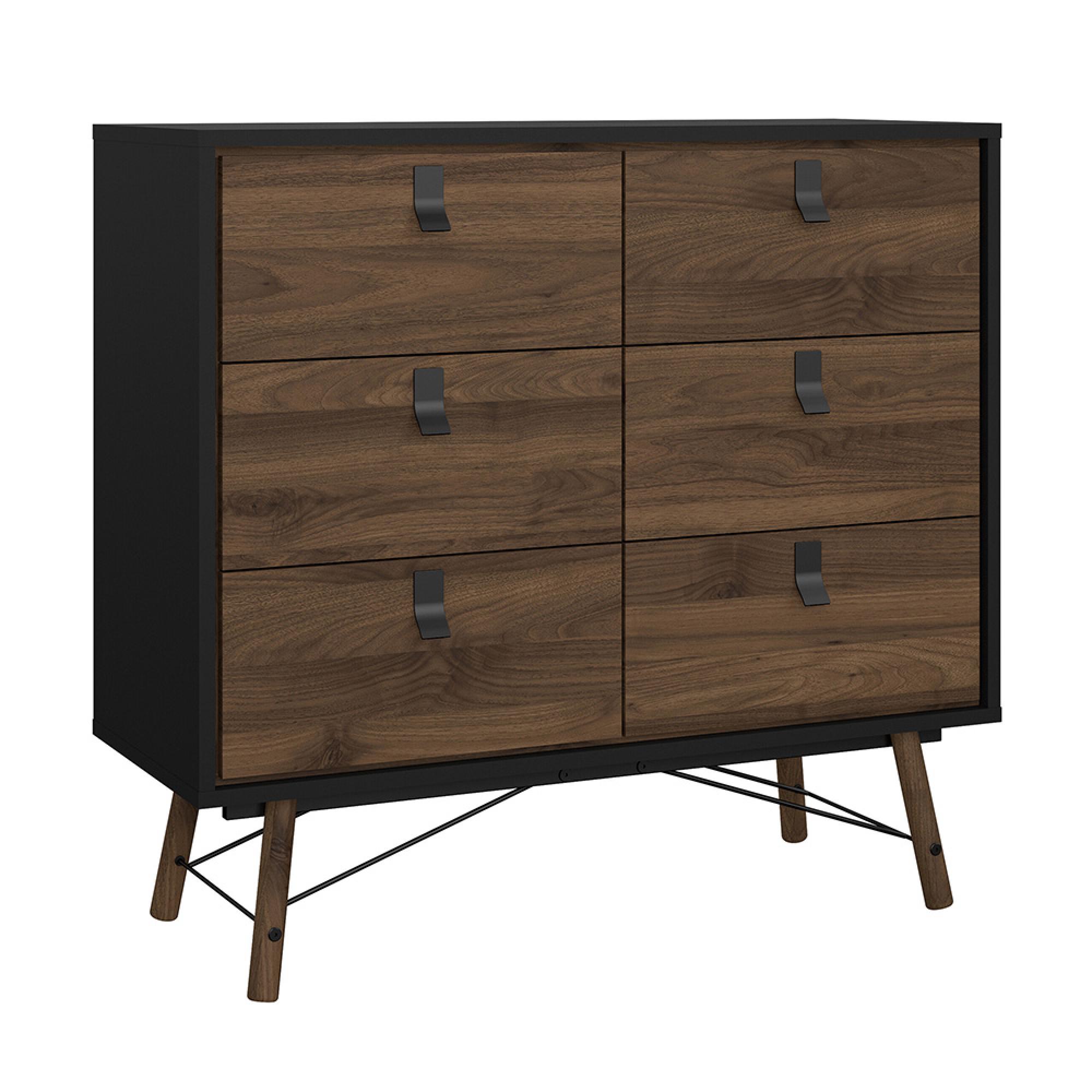Ry Chest - 6 Drawer - Black