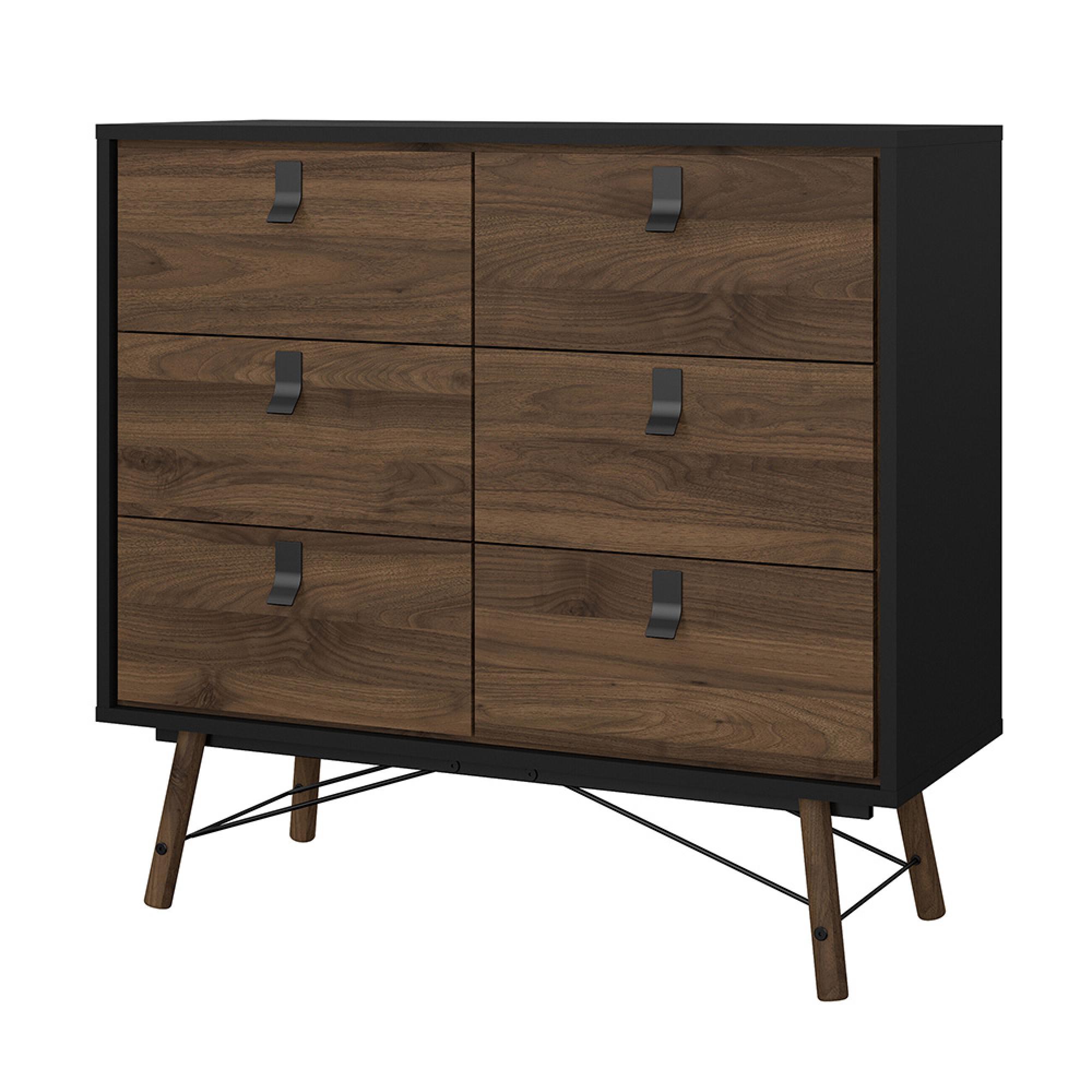 Ry Chest - 6 Drawer - Black