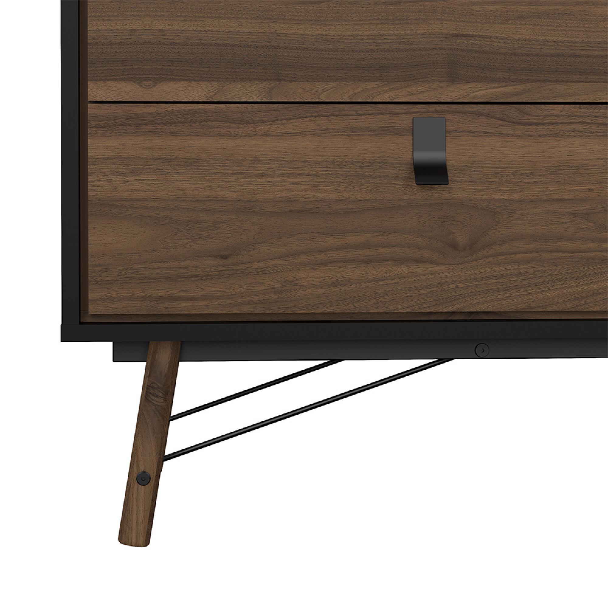 Ry Chest - 6 Drawer - Wide - Black