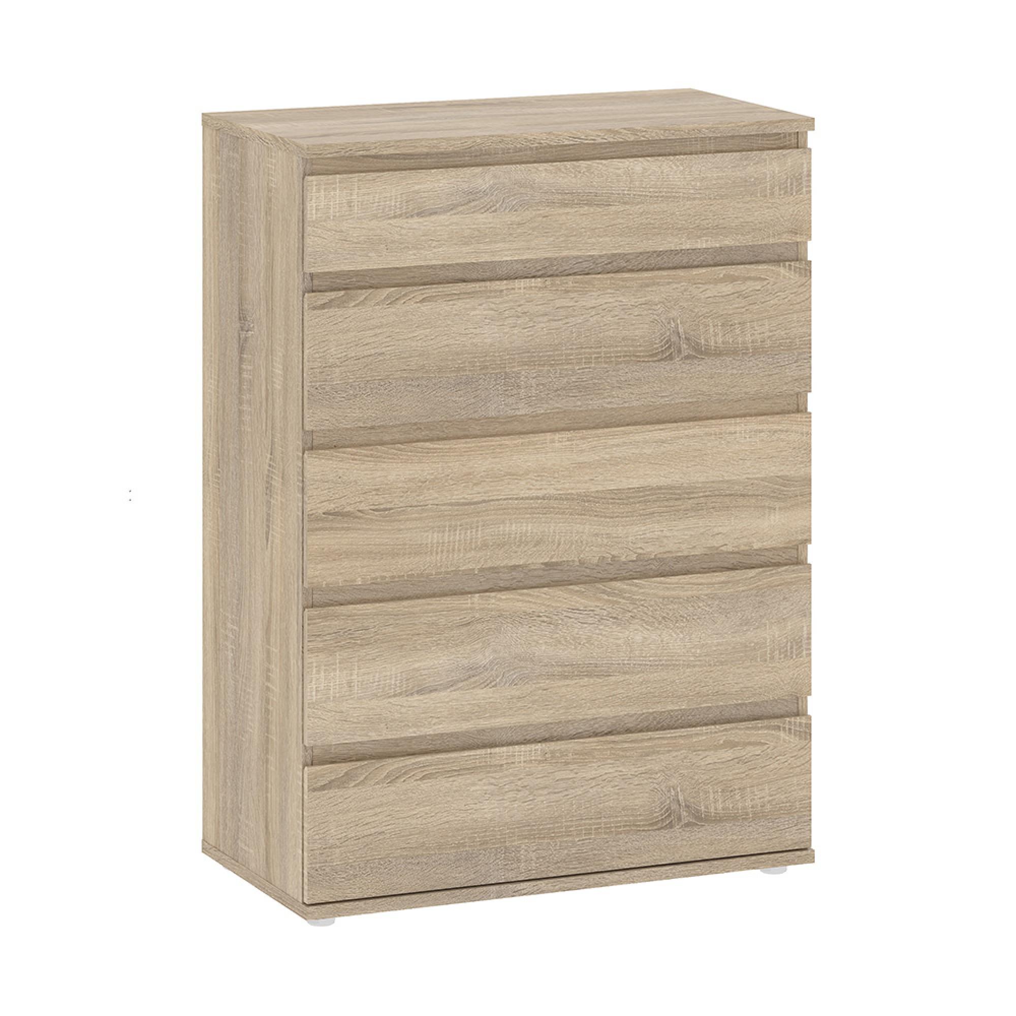 Nova Chest - 5 Drawer - Oak