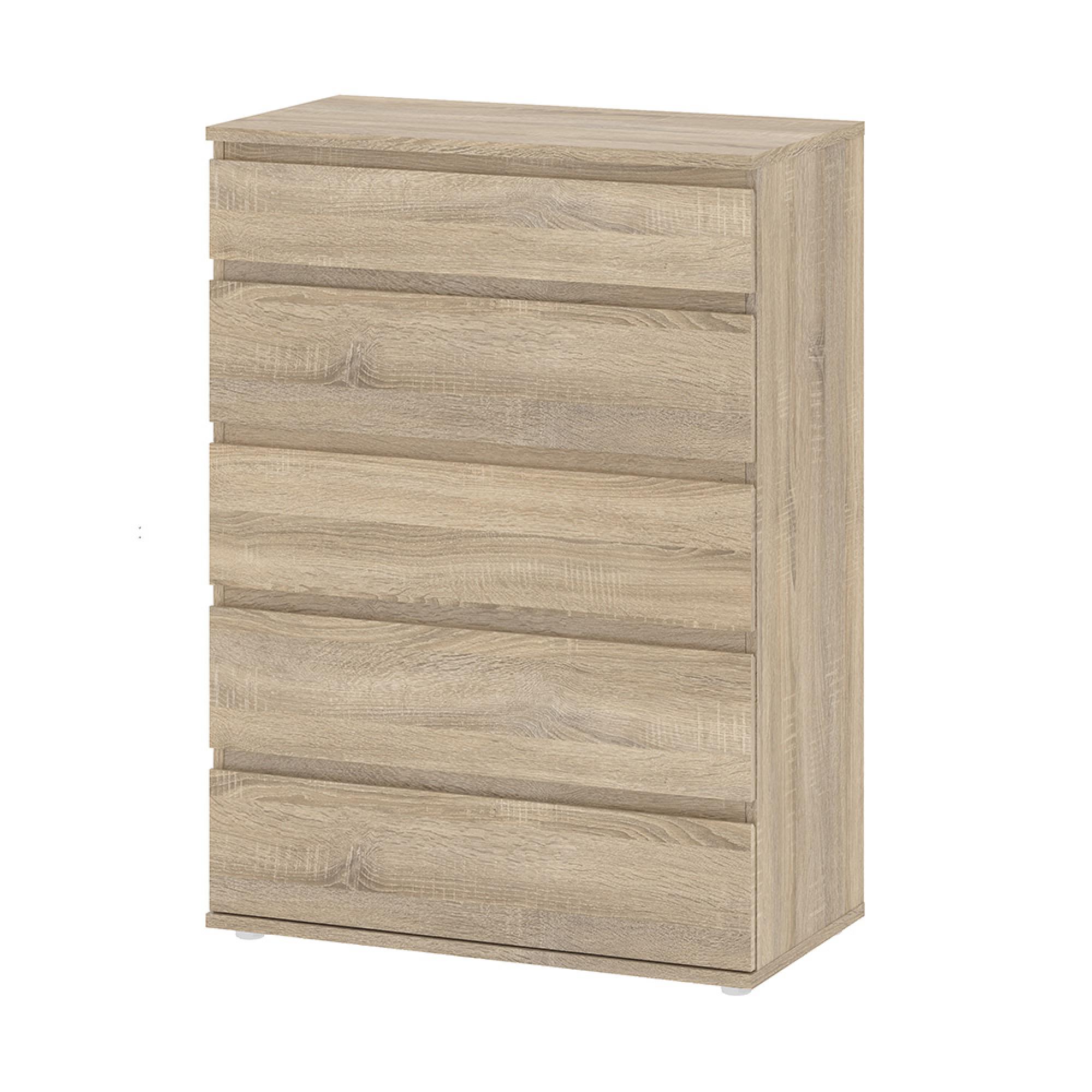 Nova Chest - 5 Drawer - Oak