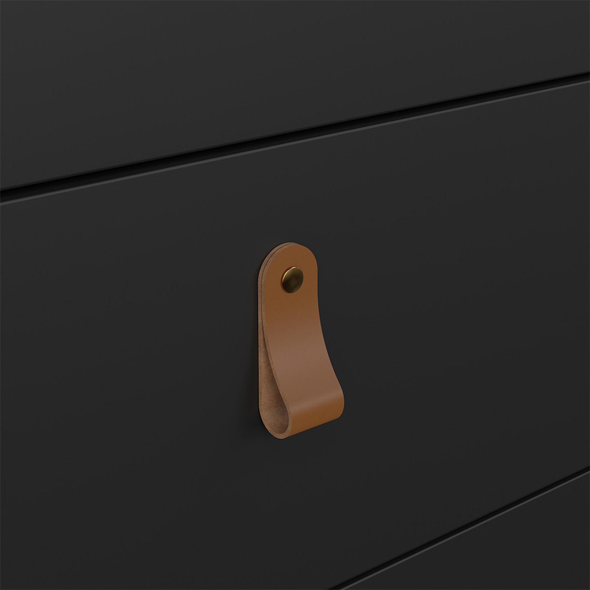 Barcelona Chest - 3+2 Drawer - Black