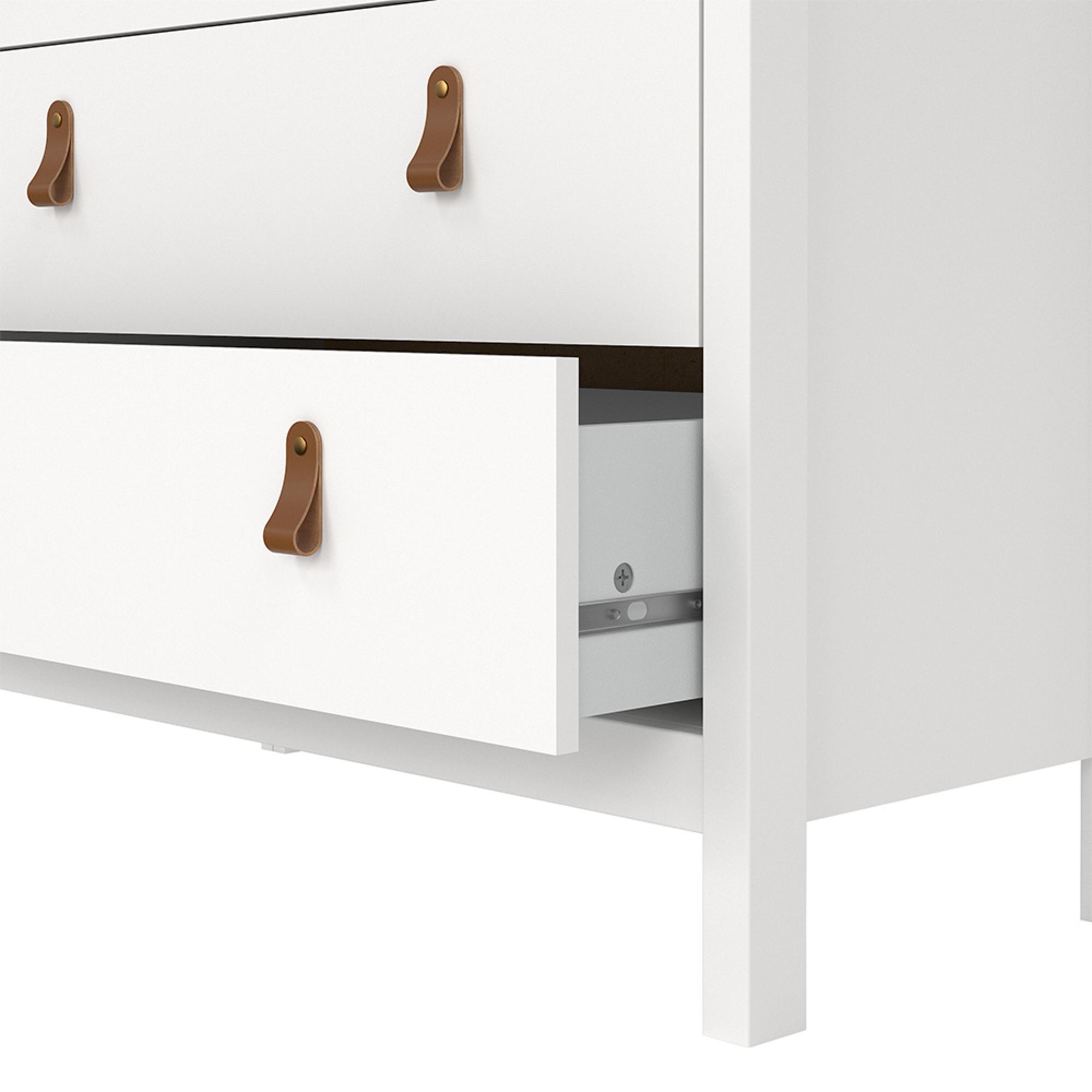 Barcelona Chest - 3+2 Drawer - White