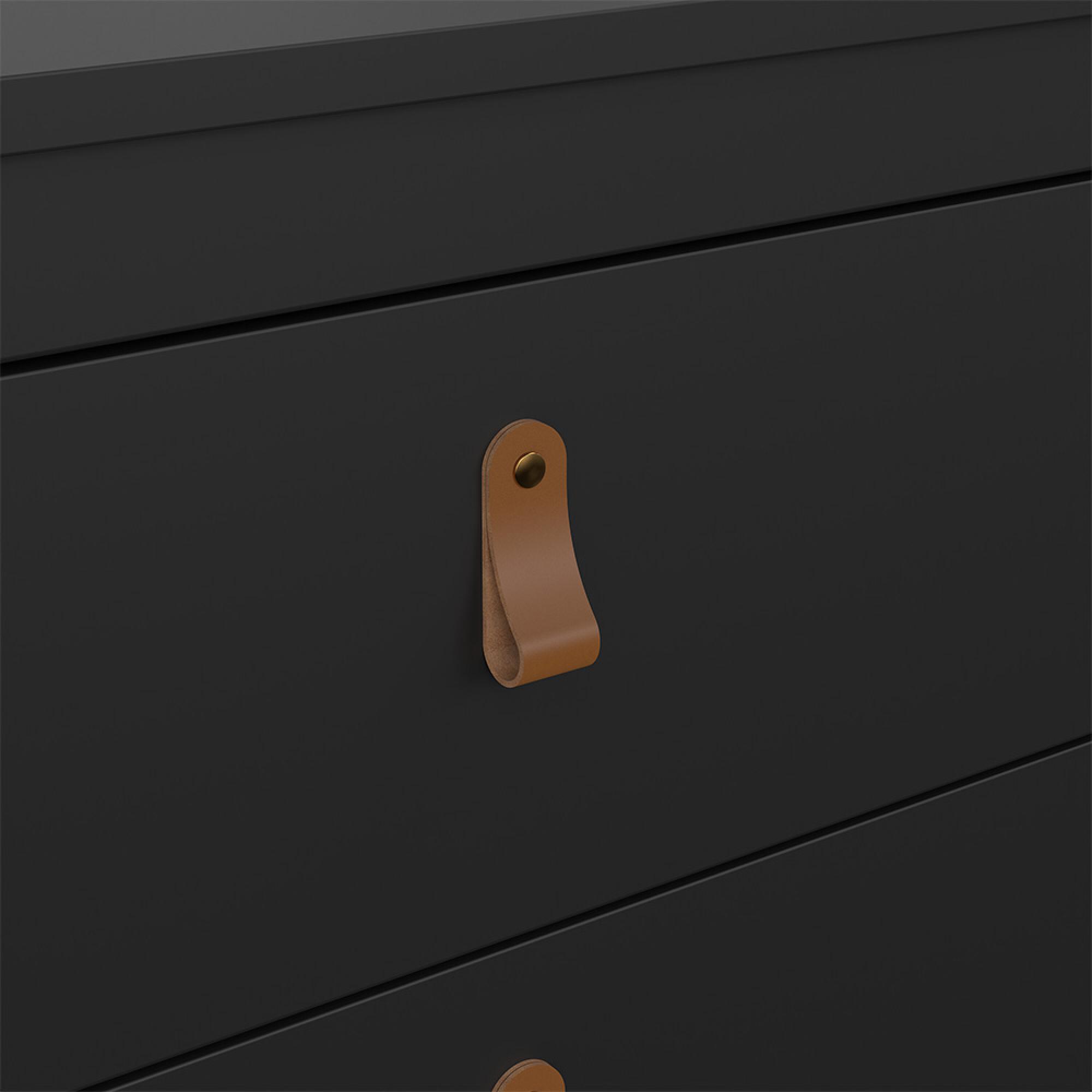 Barcelona Chest - 3 Drawer - Small - Black
