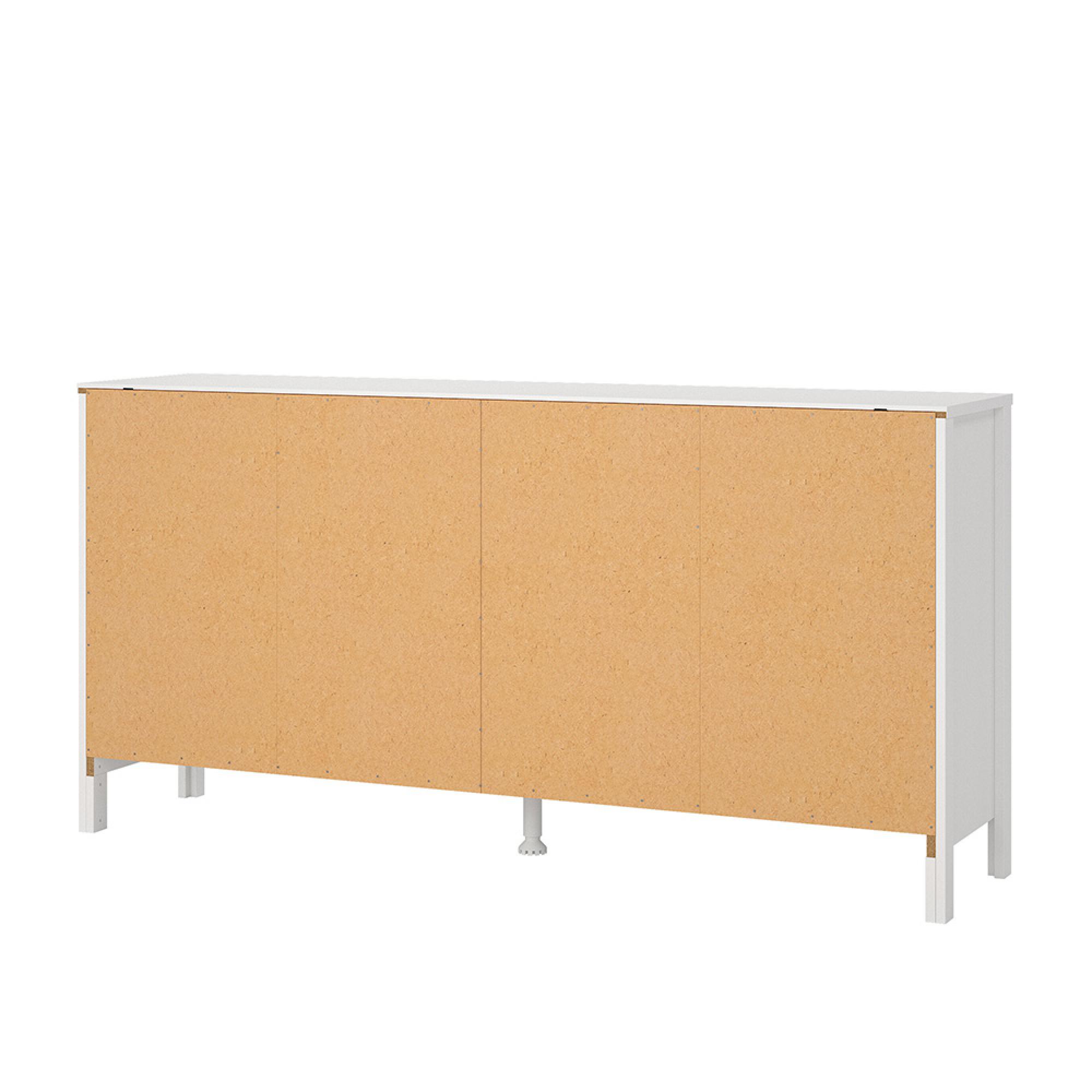 Barcelona Dresser - 8 Drawer - Wide - White