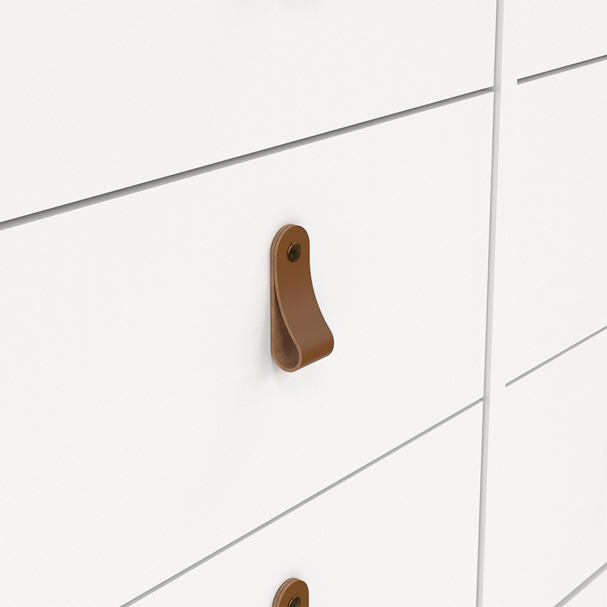 Barcelona Dresser - 8 Drawer - Wide - White