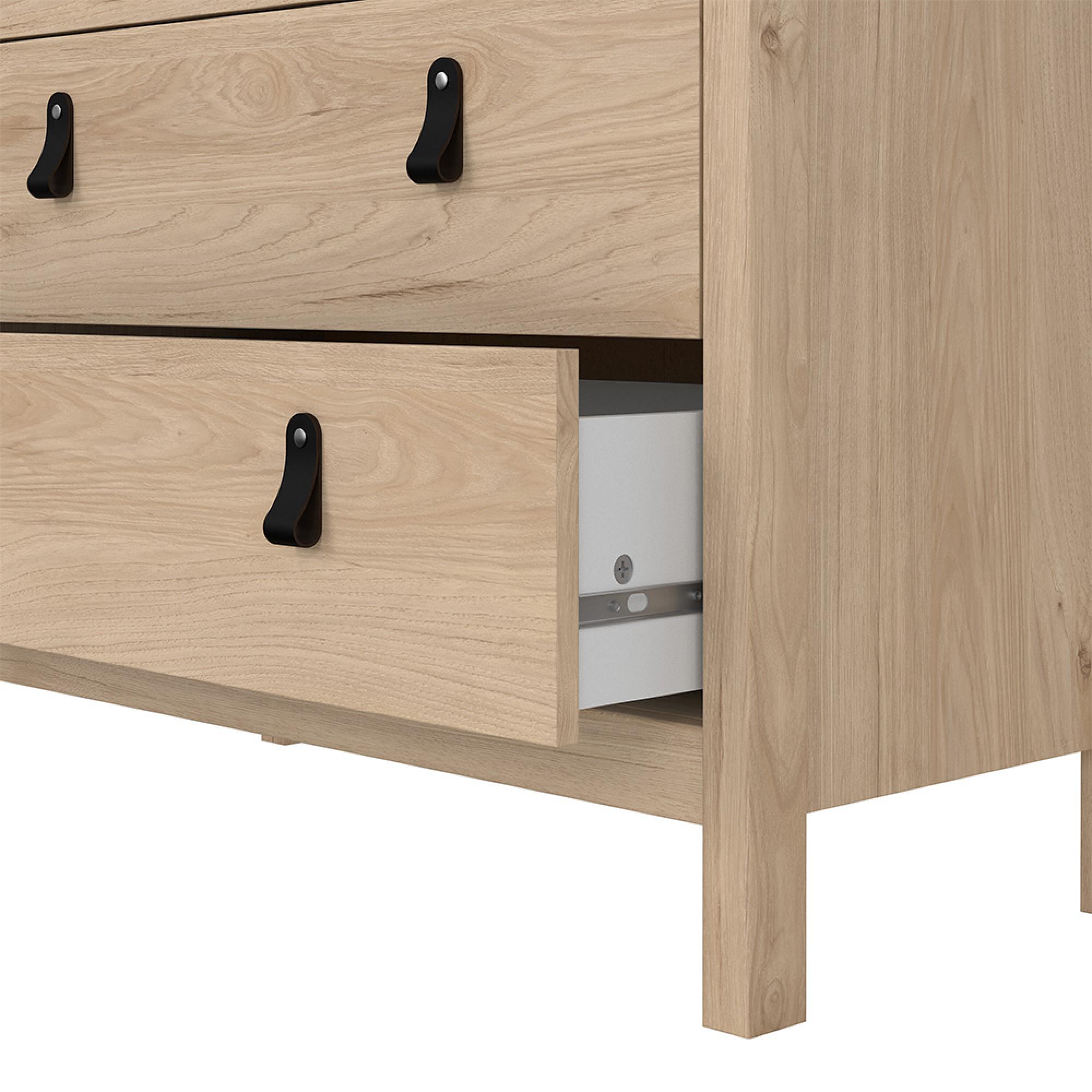 Barcelona Chest - 3+2 Drawer - Jackson Hickory Oak