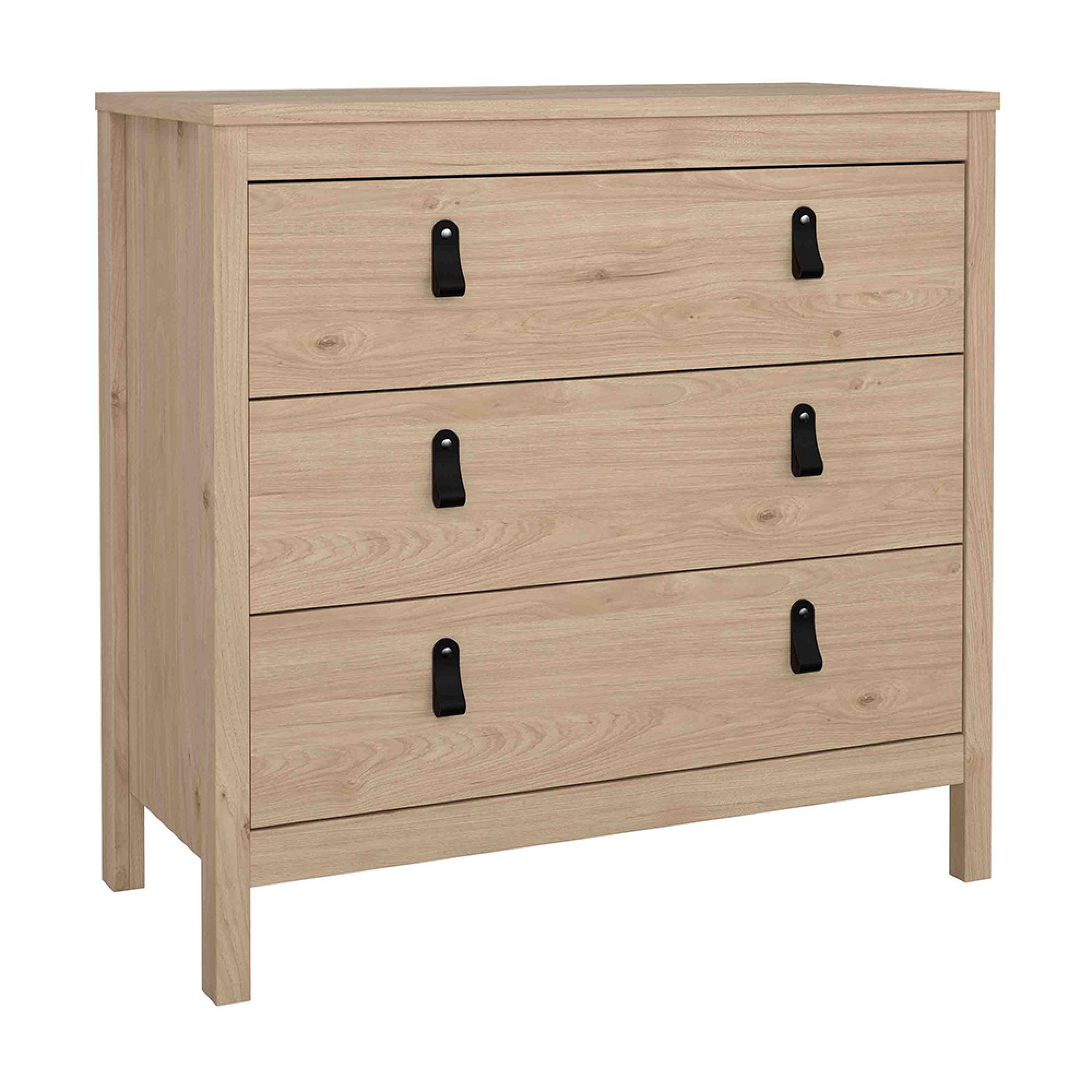 Barcelona Chest - 3 Drawer - Jackson Hickory Oak