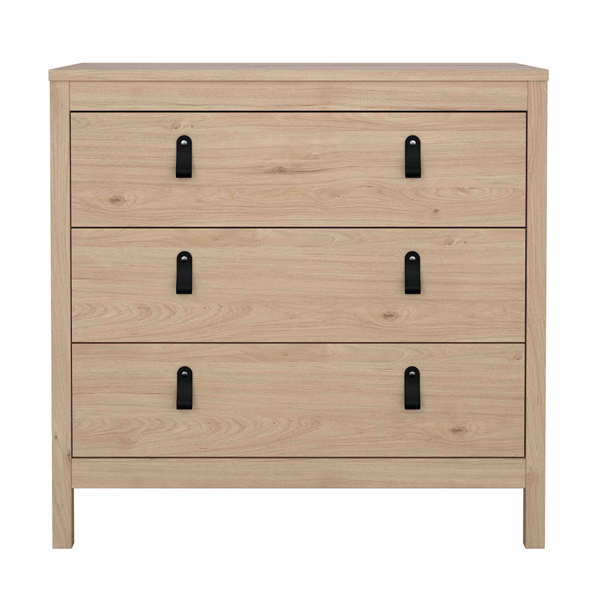 Barcelona Chest - 3 Drawer - Jackson Hickory Oak