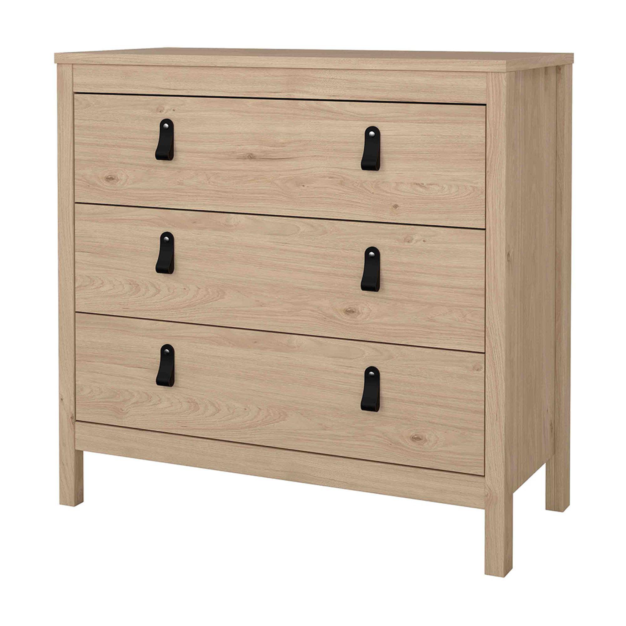 Barcelona Chest - 3 Drawer - Jackson Hickory Oak