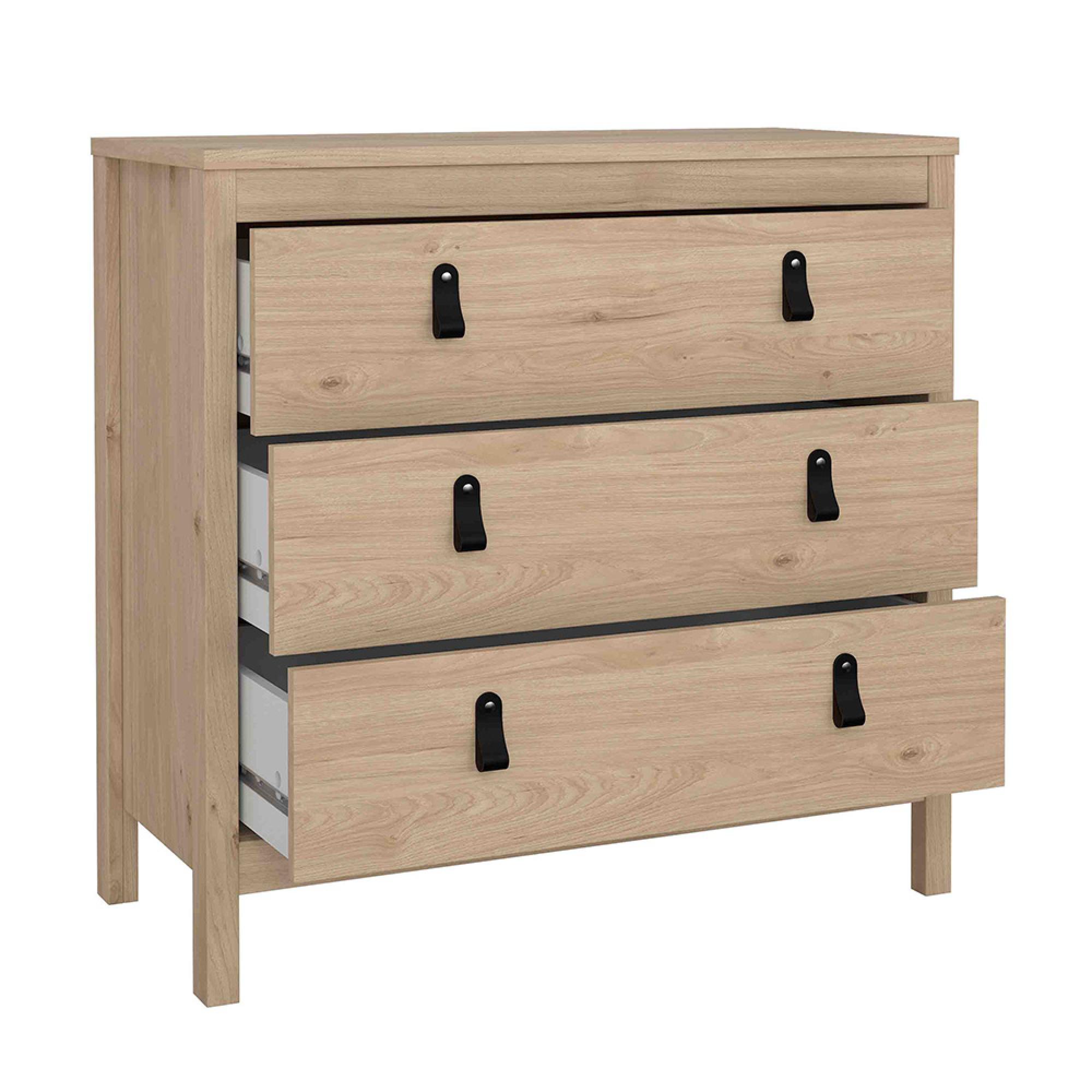 Barcelona Chest - 3 Drawer - Jackson Hickory Oak