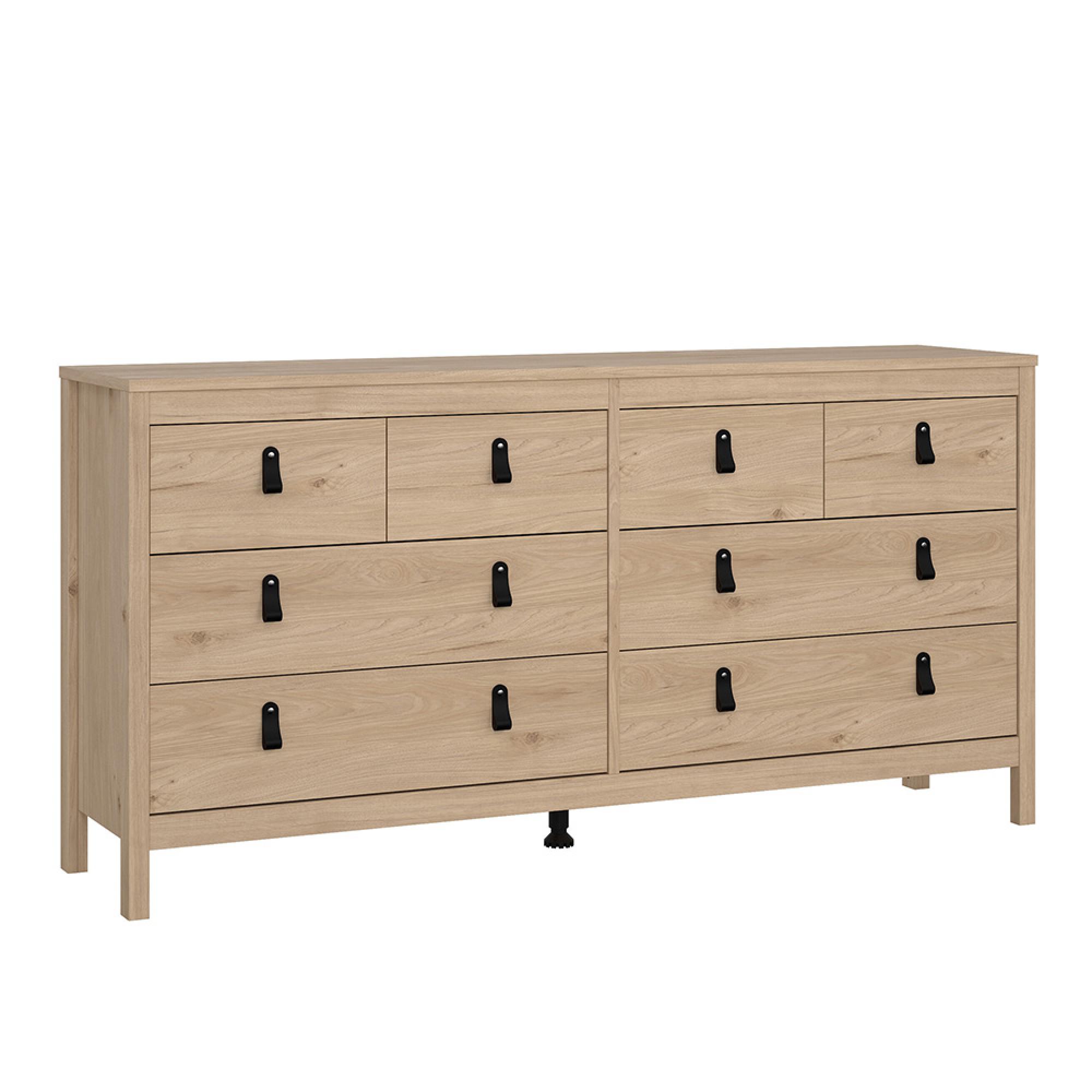 Barcelona Chest - 4+4 Drawer - Jackson Hickory Oak