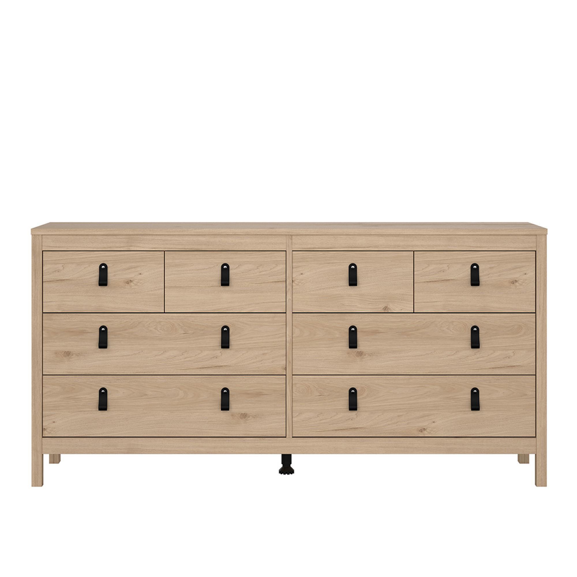 Barcelona Chest - 4+4 Drawer - Jackson Hickory Oak