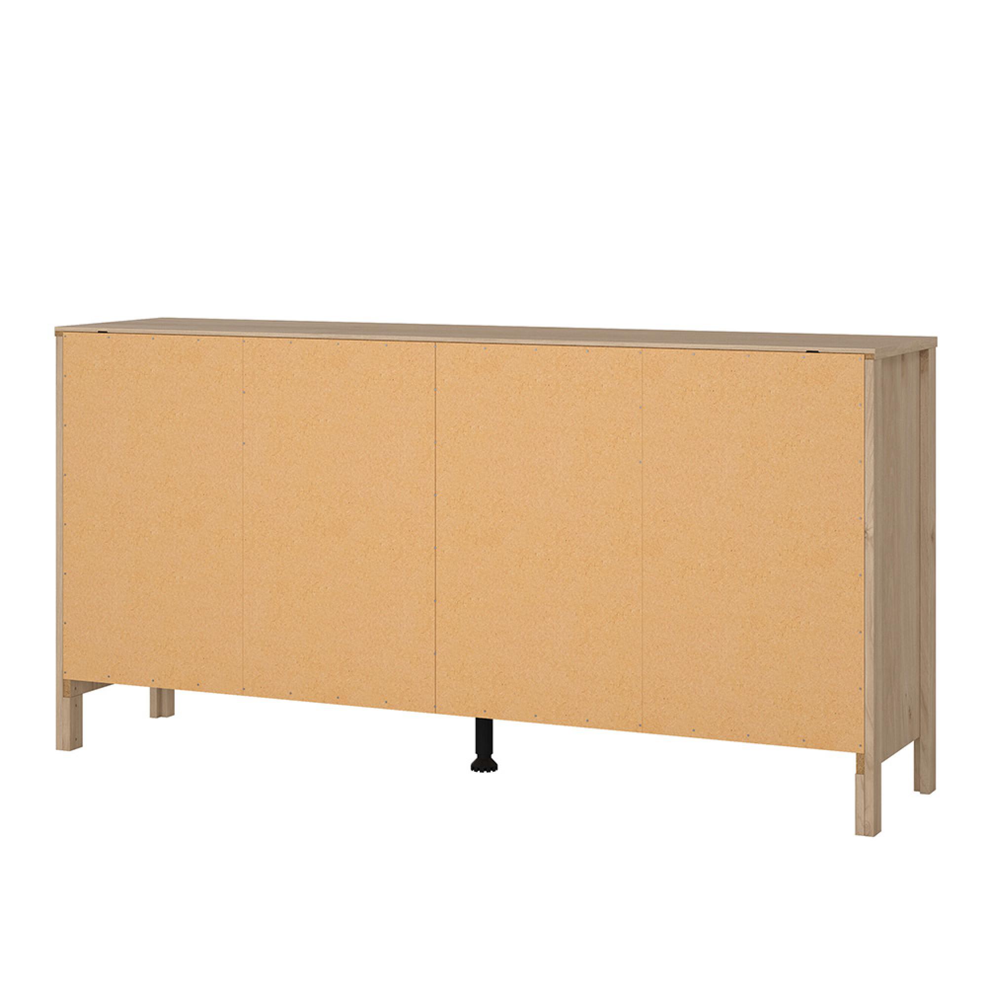 Madrid Dresser - 4+4 Drawer - Double - Jackson Hickory Oak