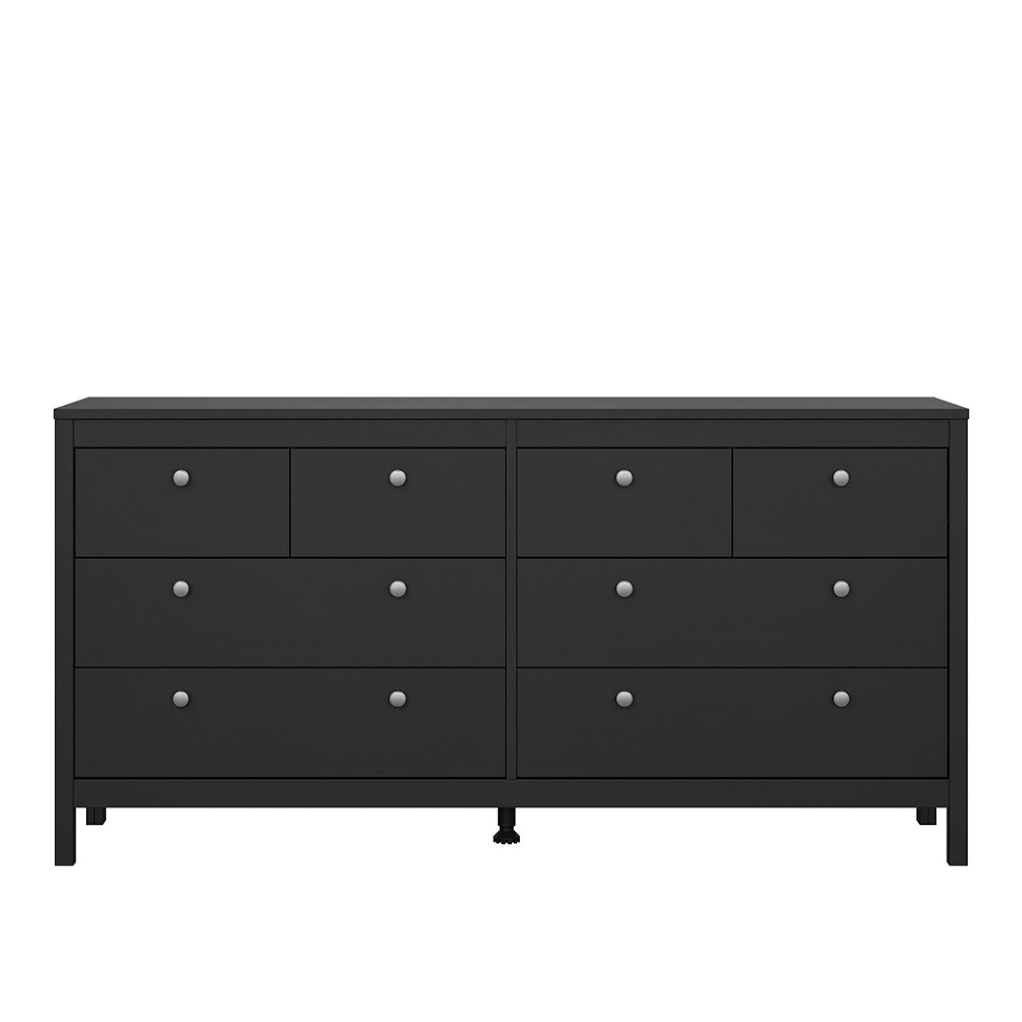 Madrid Dresser - 8 Drawer - Black