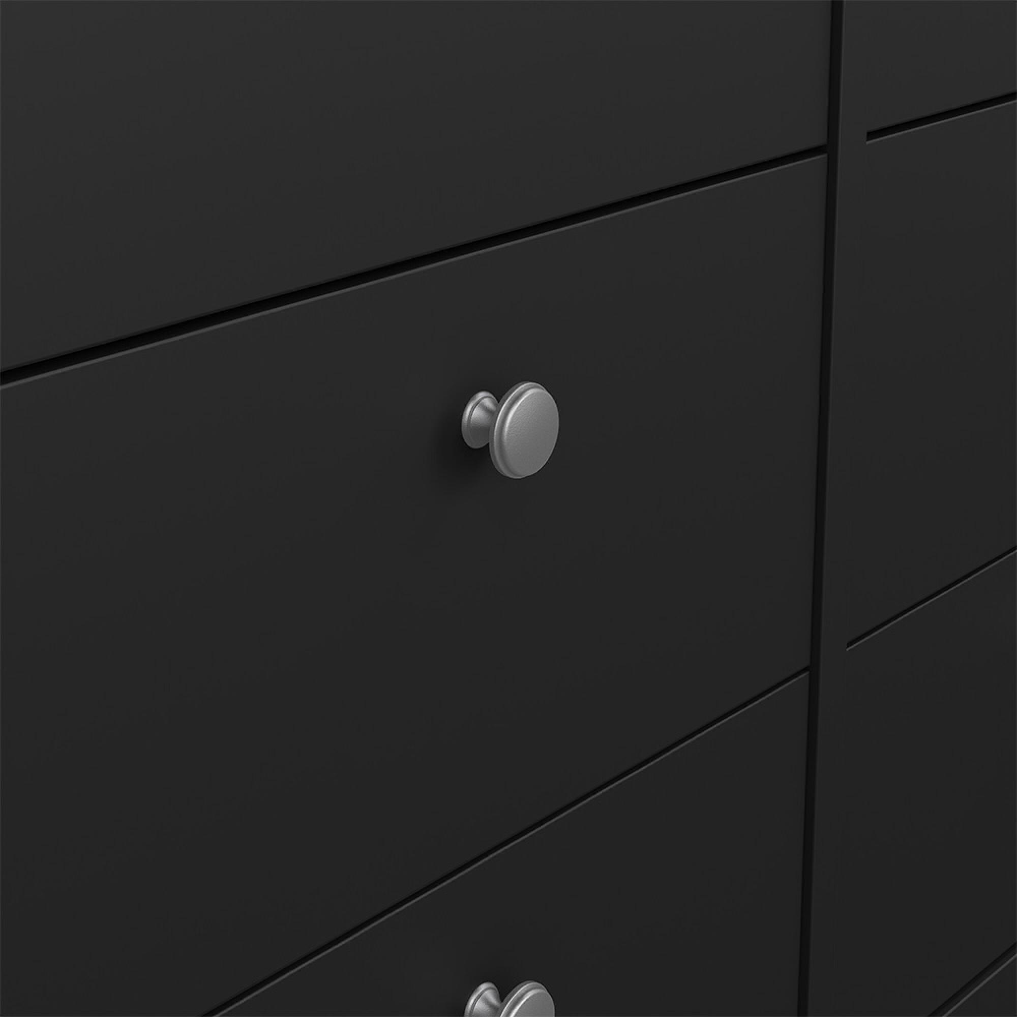 Madrid Dresser - 8 Drawer - Black