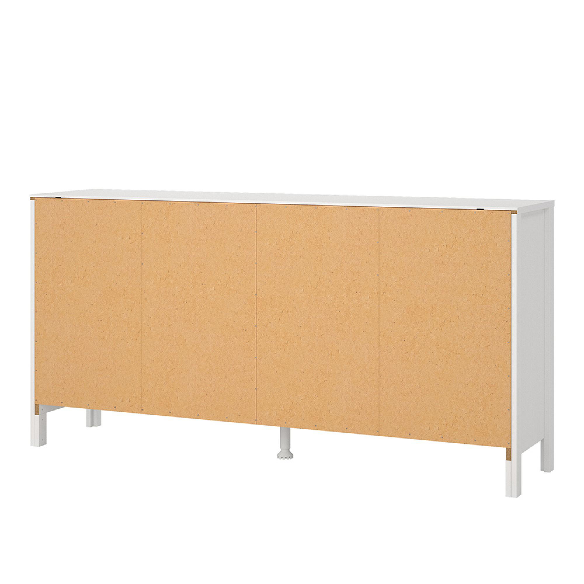 Madrid Dresser - 8 Drawer - Wide - White