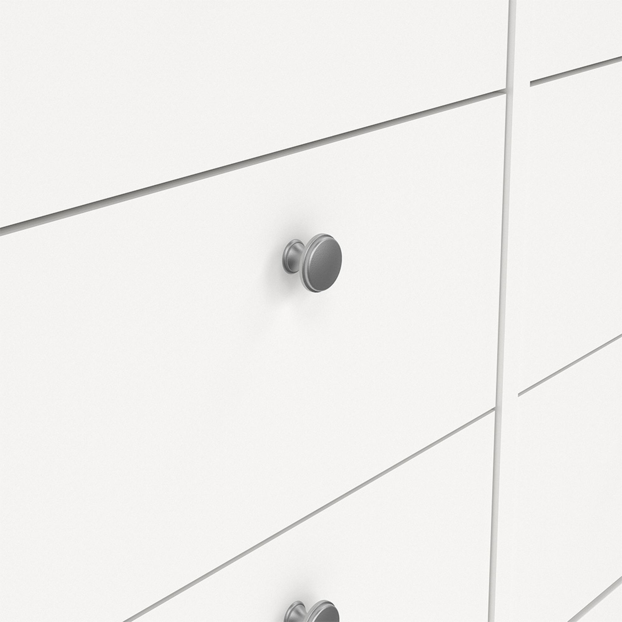 Madrid Dresser - 8 Drawer - Wide - White