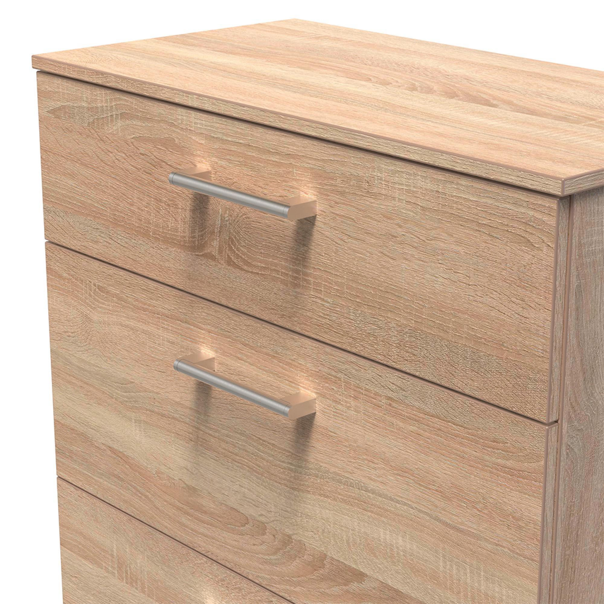 Devon Deep Chest - 3 Drawer - Oak