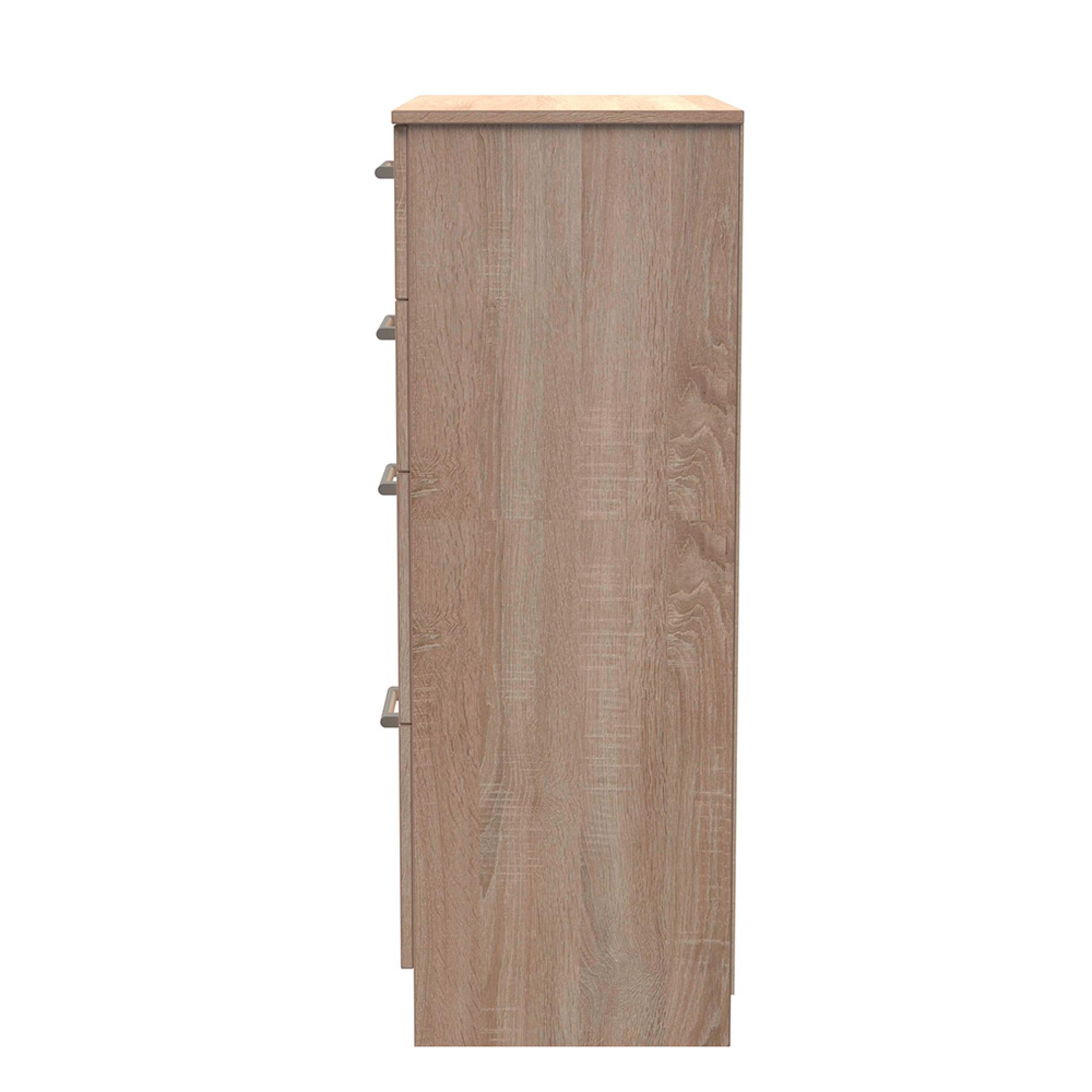 Devon Deep Chest - 4 Drawer - Oak