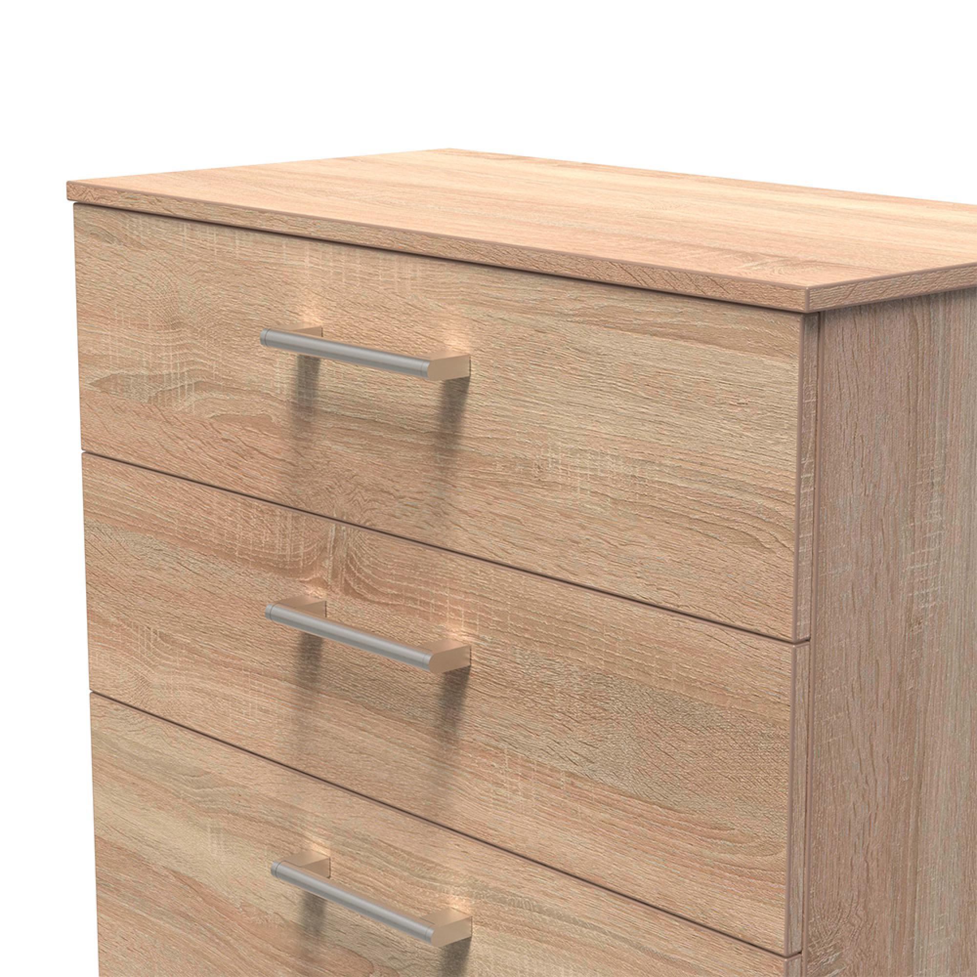 Devon Deep Chest - 4 Drawer - Oak