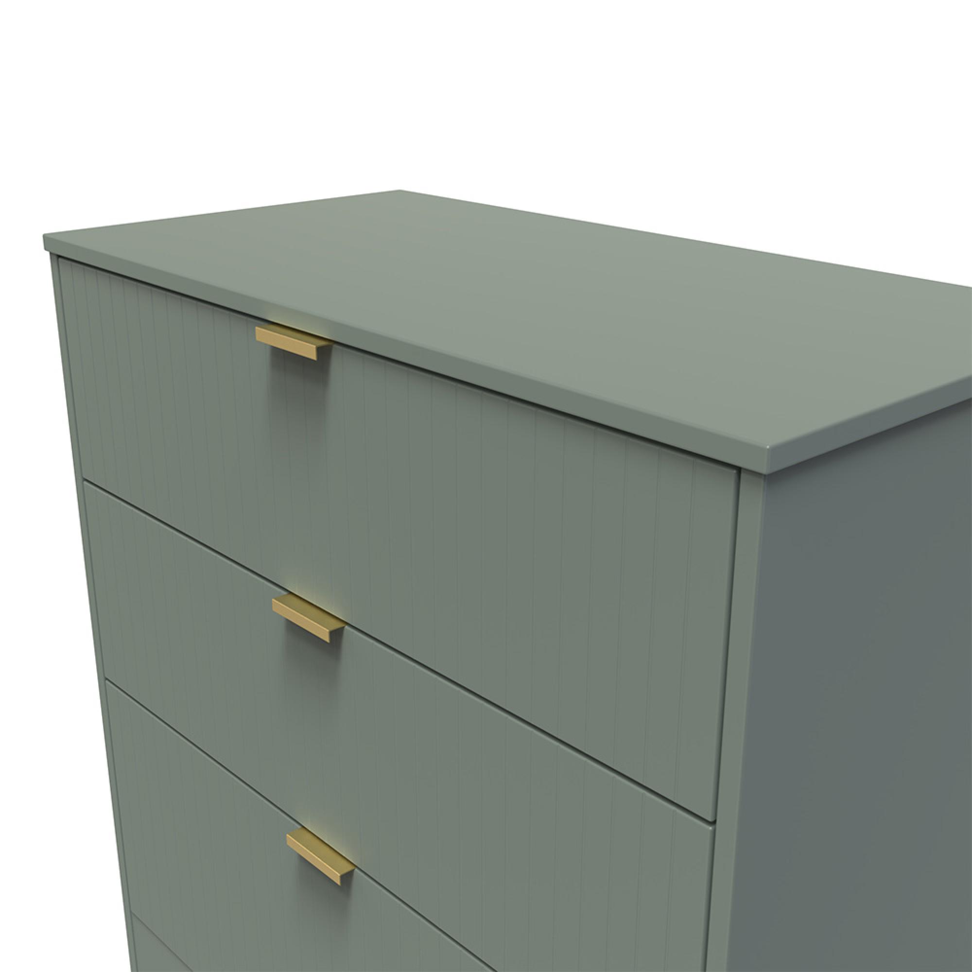 Nashville Chest - Deep - 3 Drawer - Green