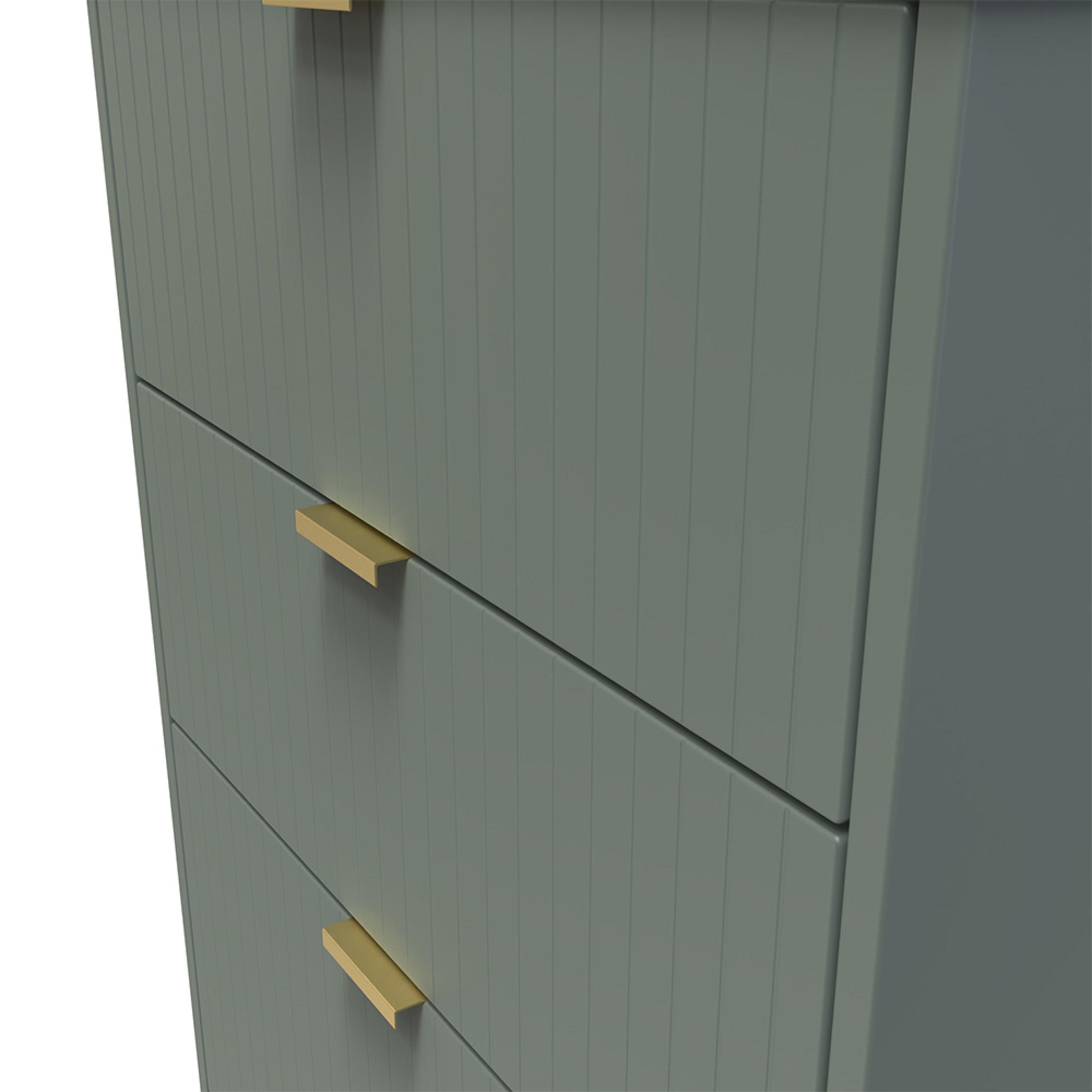 Nashville Chest - Deep Midi - 4 Drawer - Green