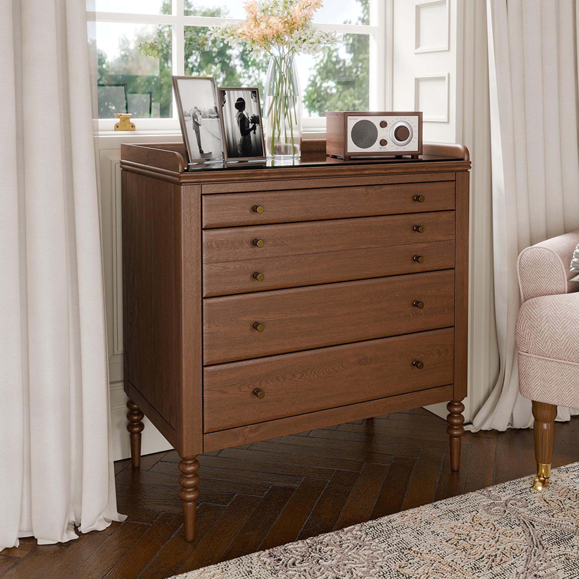 Williamson Chest - 4 Drawer - Mid Gloss Lacquered