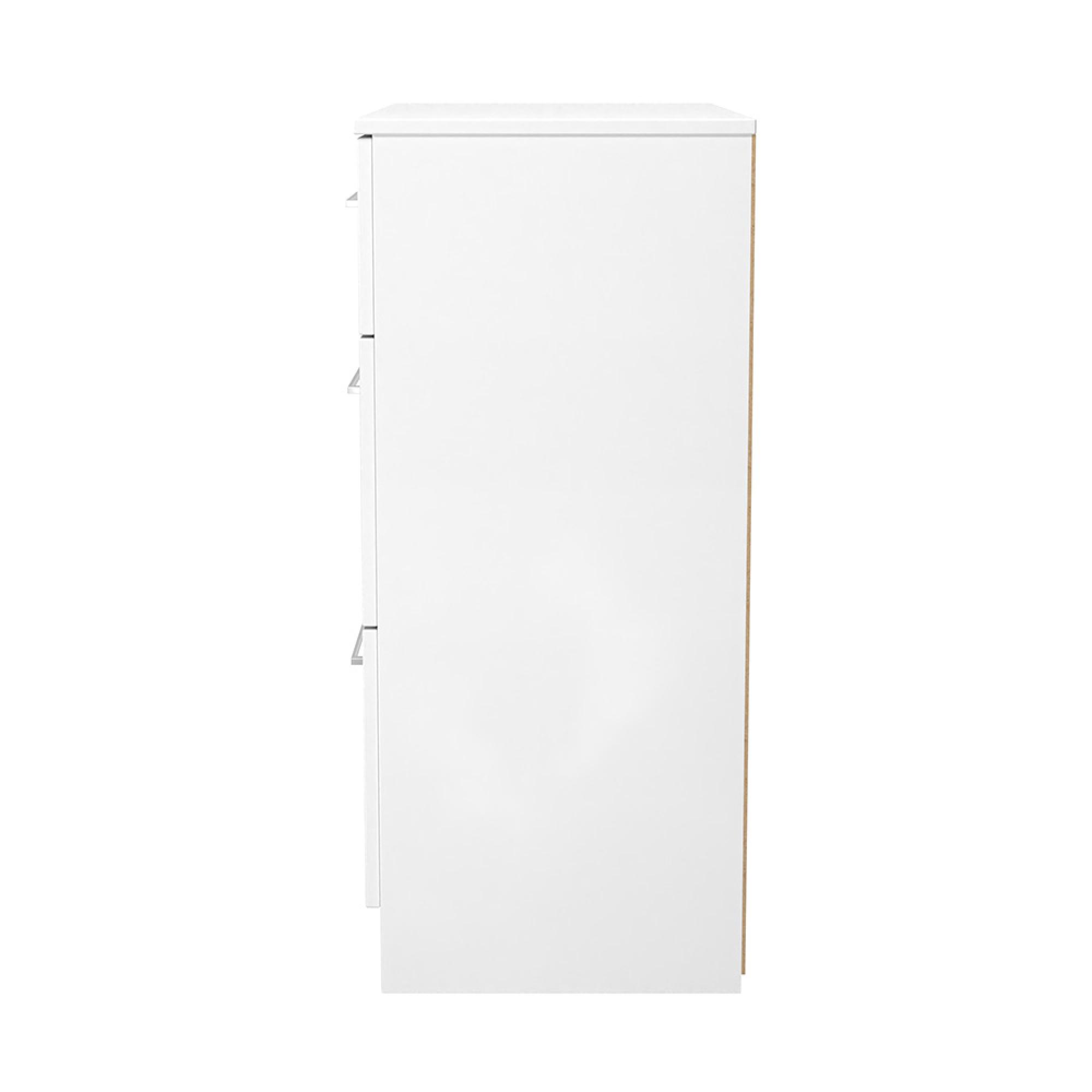 Worcester Chest - 3 Drawer - Deep - White