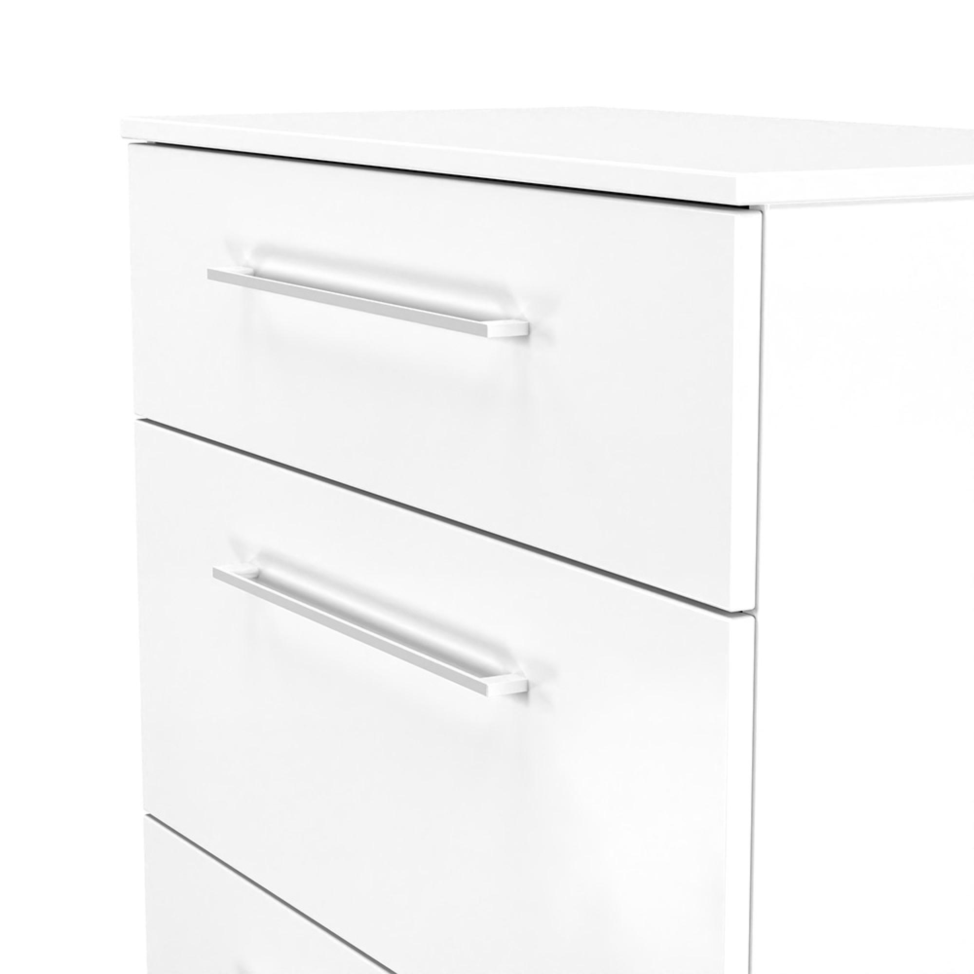 Worcester Chest - 3 Drawer - Deep - White