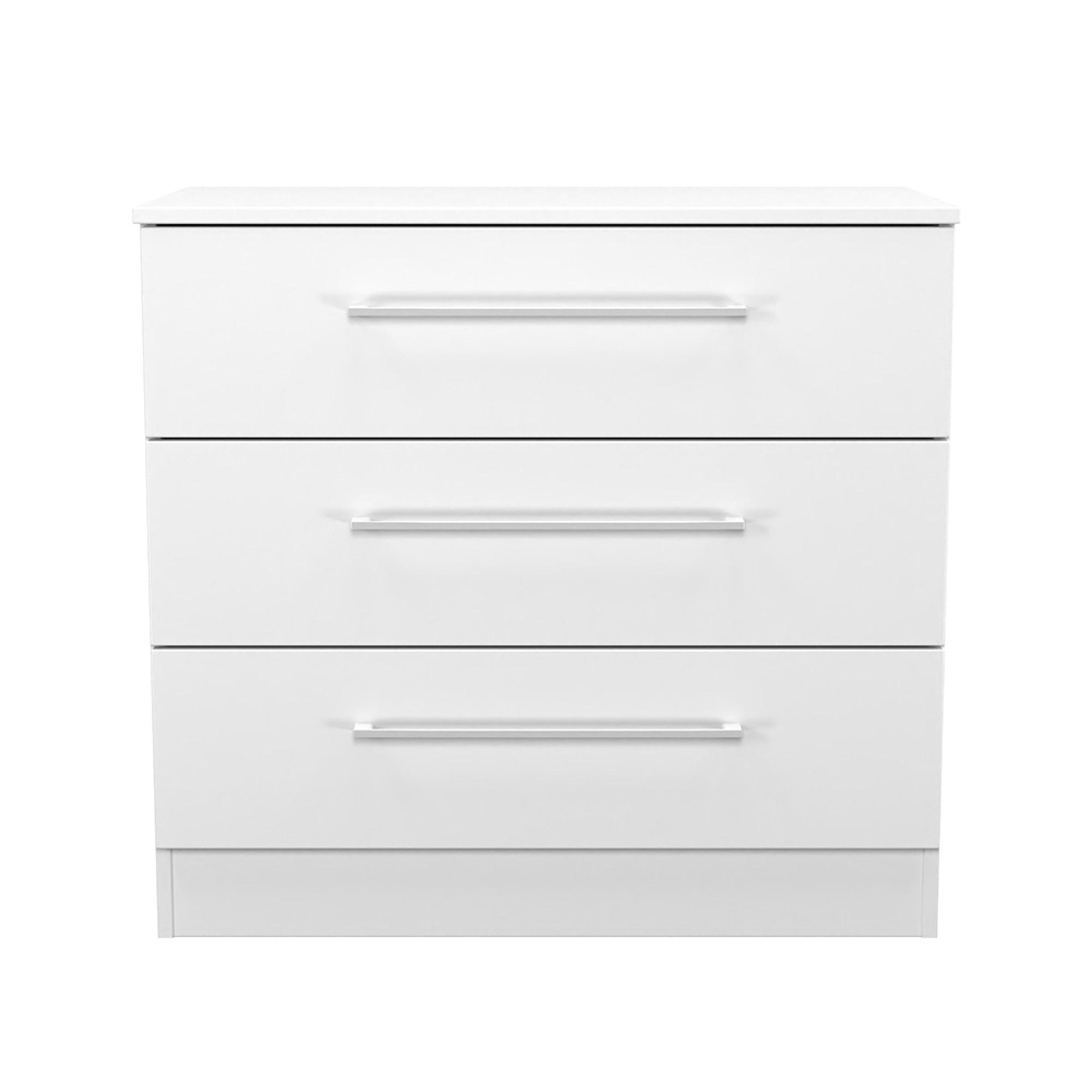 Worcester Chest - 3 Drawer - Small - White