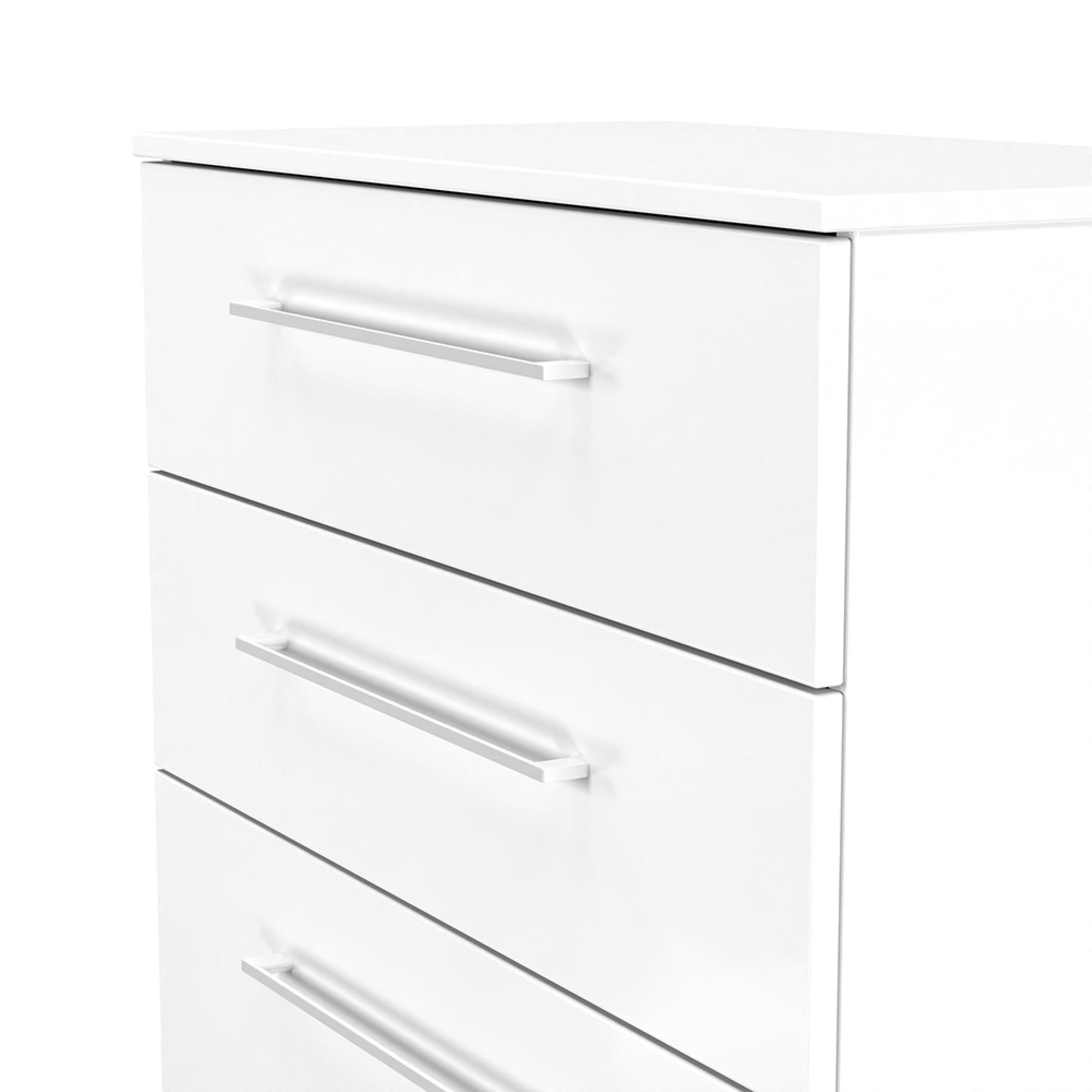 Worcester Chest - 4 Drawer - Deep - White