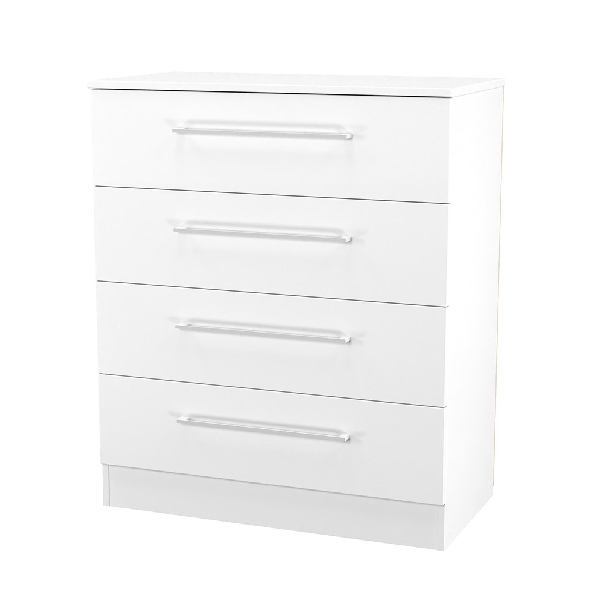 Worcester Chest - 4 Drawer - White