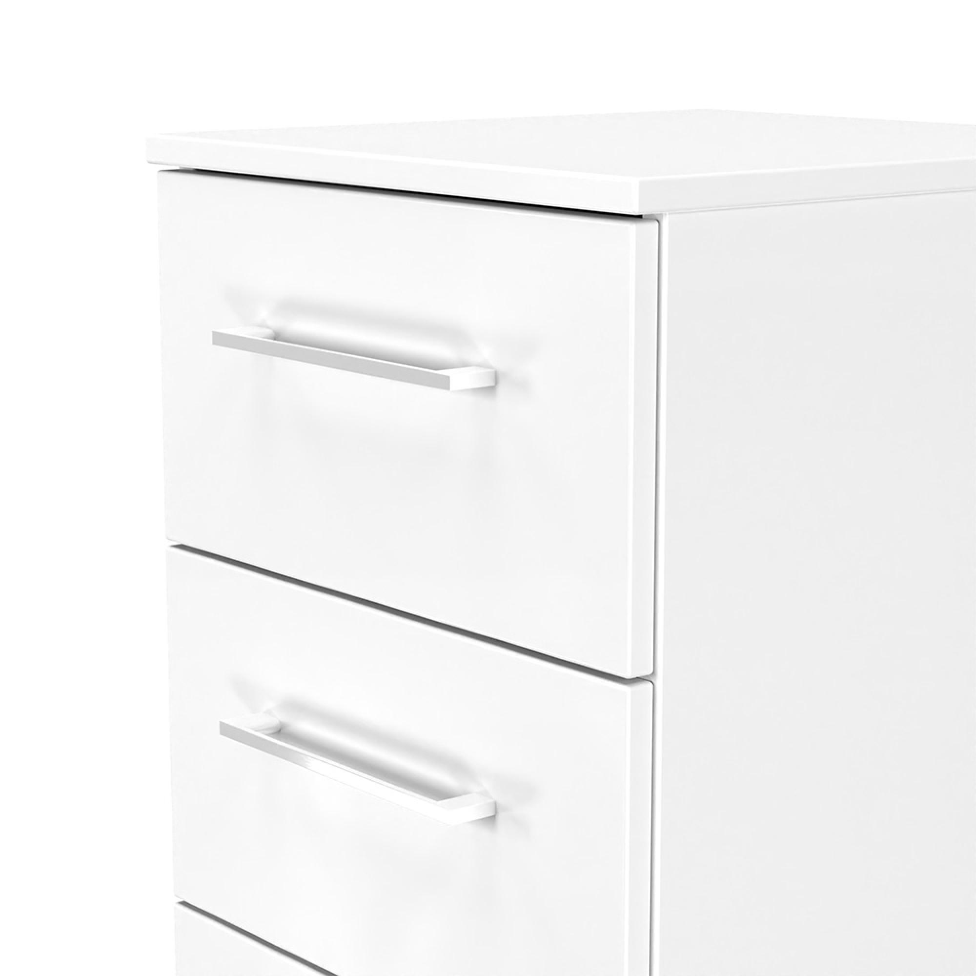 Worcester Chest - 5 Drawer - Narrow - White