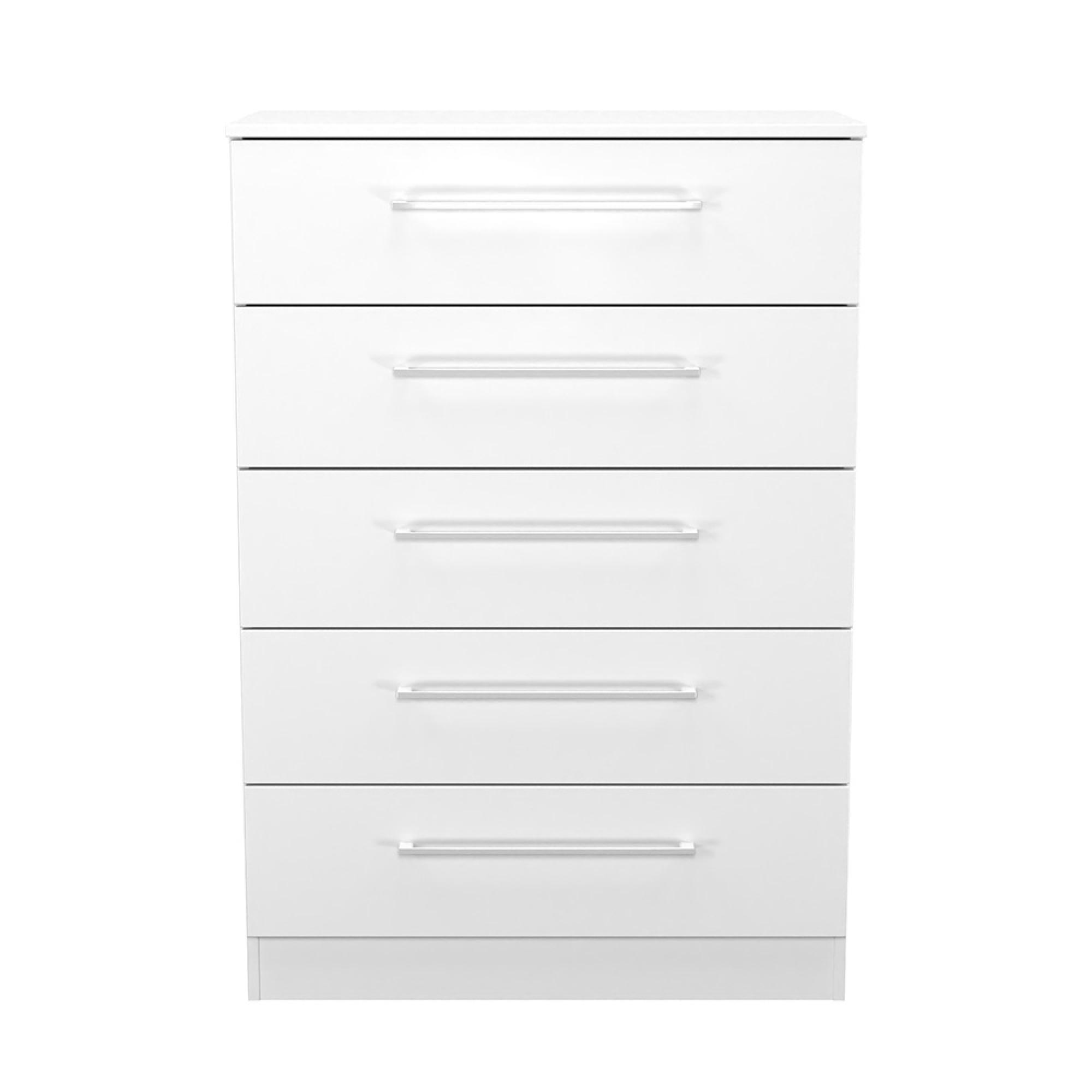 Worcester Chest - 5 Drawer - White